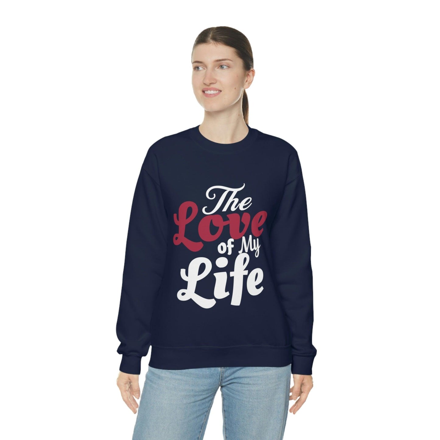 Love Sweatshirt, Love Shirt, Gift For Fiance, Newlywed Gift, Gift For Wife, Engagement Shirt,The Love of My Life, Valentine's day gift