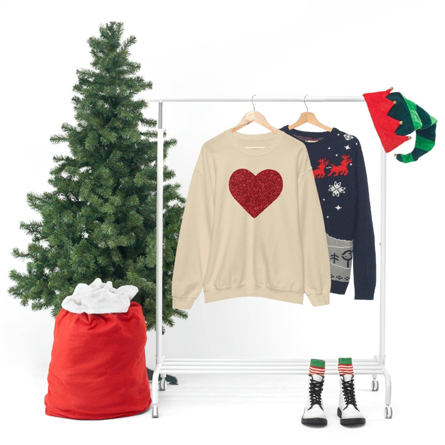 Heart Sweatshirt Love sweatshirt Love Shirt Cute Love Shirt with Heart Valentine sweatshirt - Matching Love shirt Girlfriend gift Boyfriend - Giftsmojo