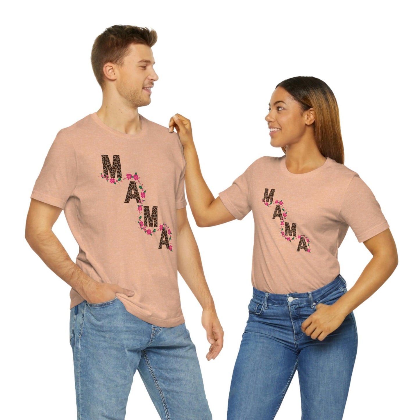 Leopard print Mama shirt Flower mama shirt - Leopard Mama Shirt mothers day shirt new mom shirt - Giftsmojo