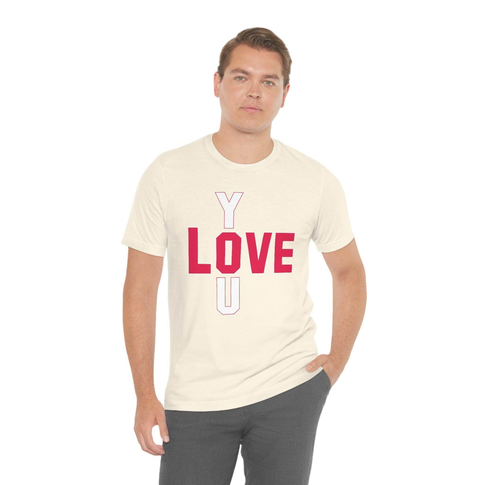 Love you Tshirt - Giftsmojo
