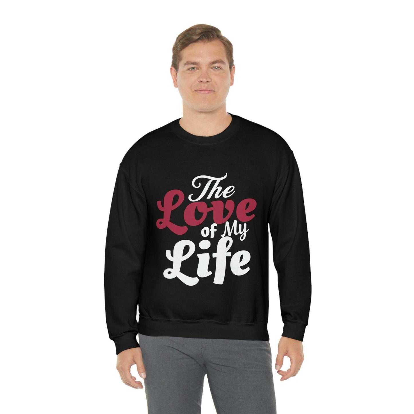 Love Sweatshirt, Love Shirt, Gift For Fiance, Newlywed Gift, Gift For Wife, Engagement Shirt,The Love of My Life, Valentine's day gift - Giftsmojo