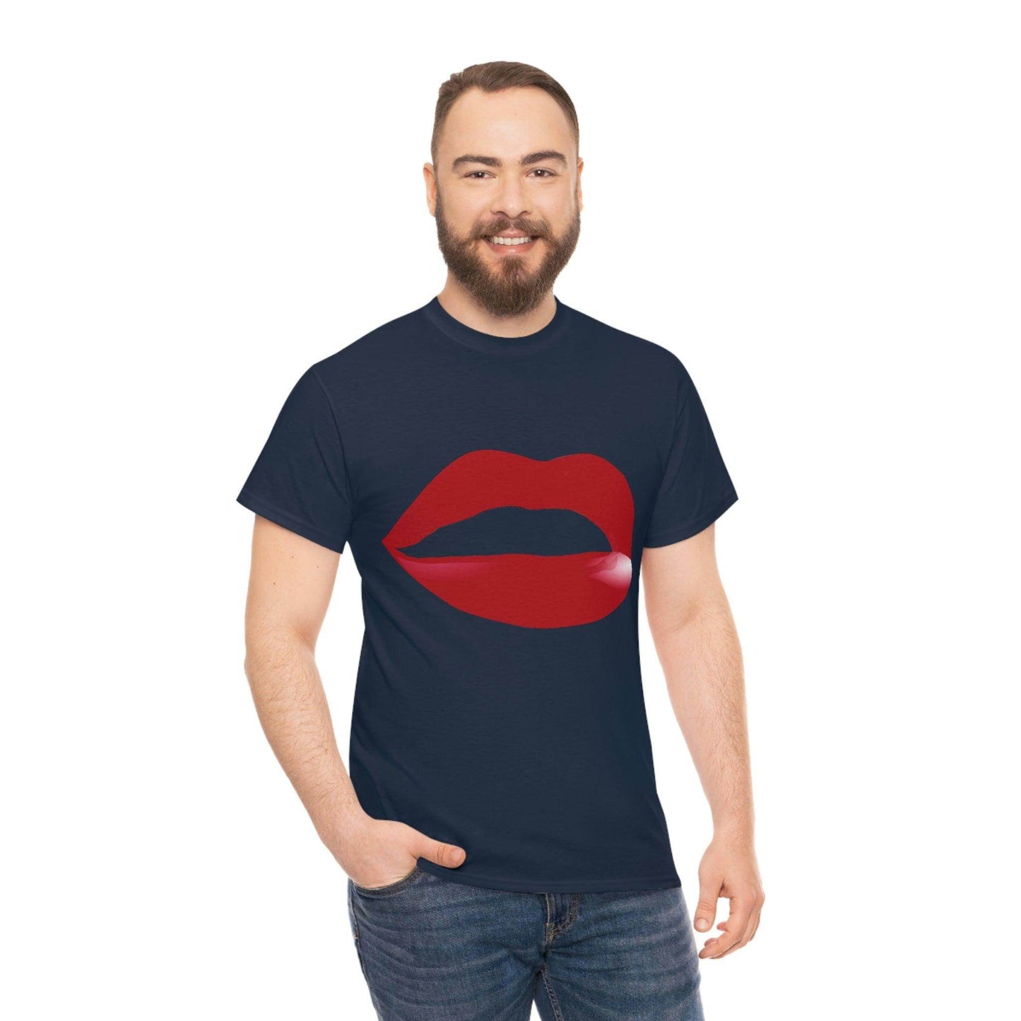 Kiss Lips Tee - Giftsmojo