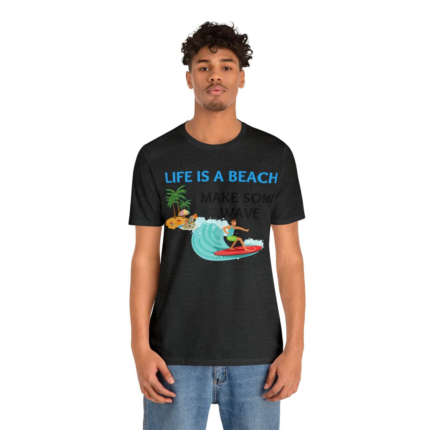 Life is a Beach shirt, Beach t-shirt, Summer shirt, Relaxing beachwear, Coastal fashion, Beach-inspired clothing, Beach adventure apparel - Giftsmojo