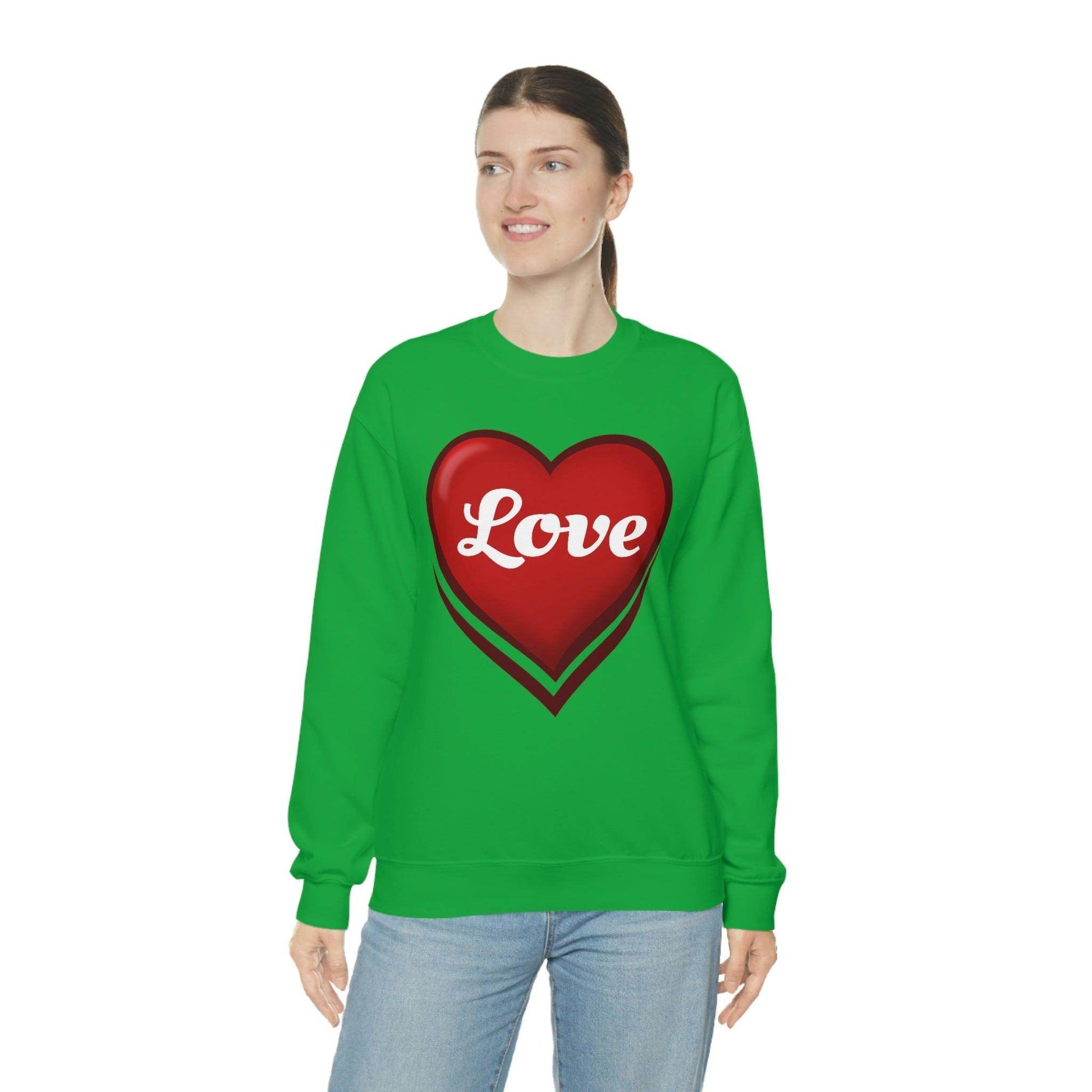 Love Sweatshirt, Valentine's Gift, - Giftsmojo