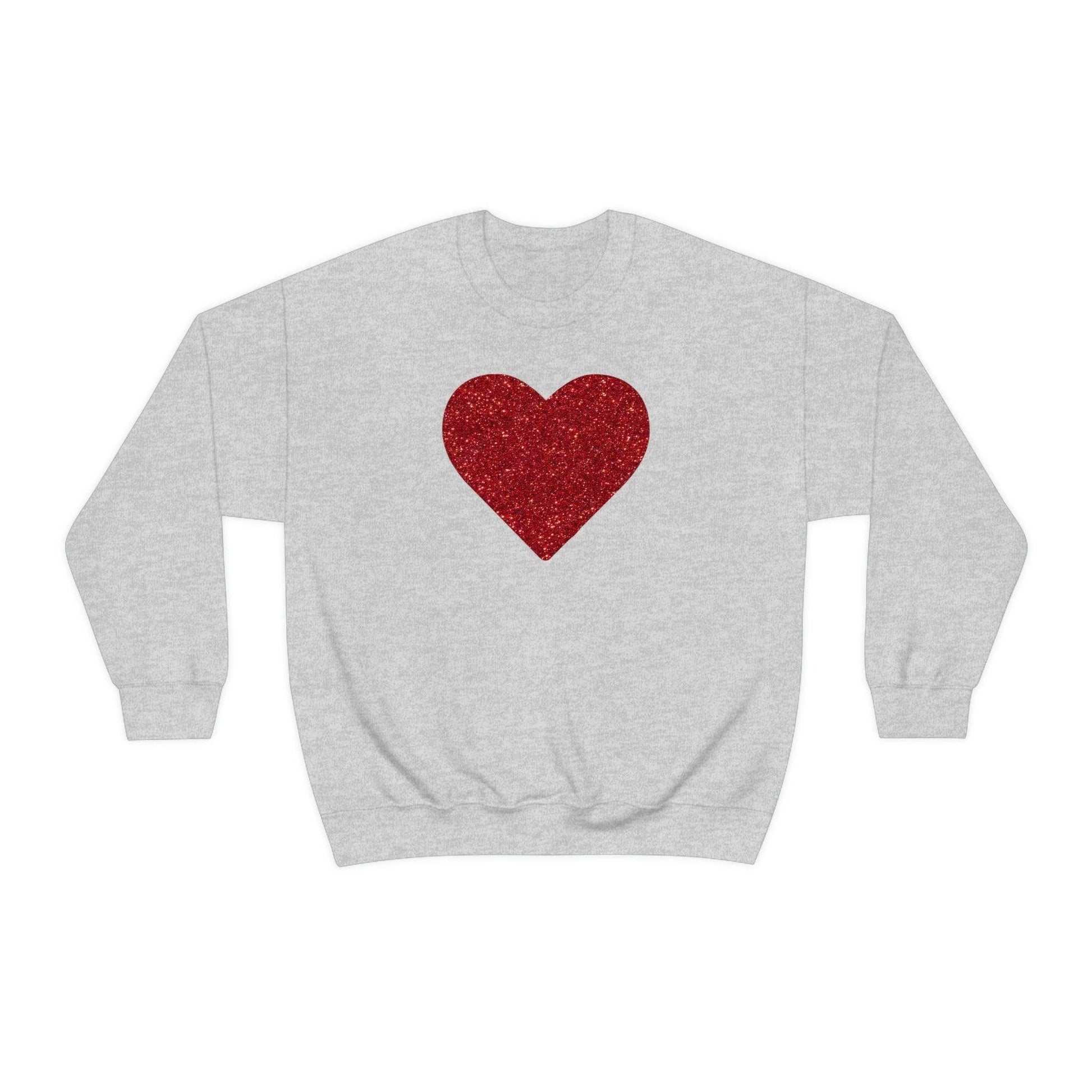 Heart Sweatshirt Love sweatshirt Love Shirt Cute Love Shirt with Heart Valentine sweatshirt - Matching Love shirt Girlfriend gift Boyfriend - Giftsmojo