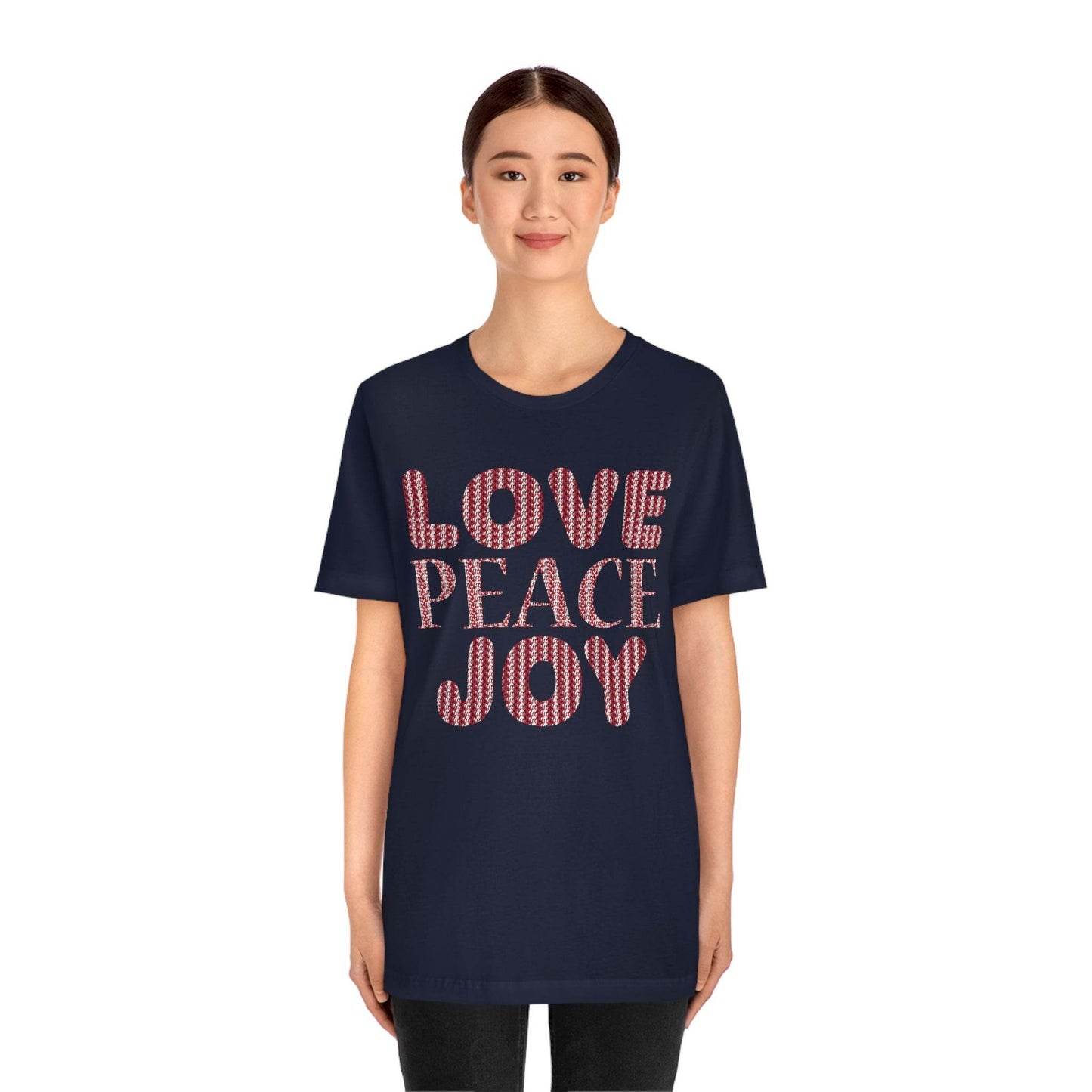 love peace joy Tee - Giftsmojo