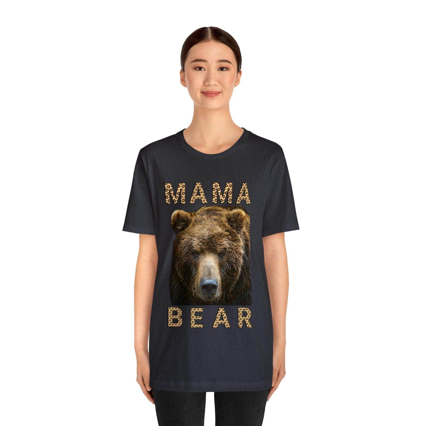 Mothers day shirt | Leopard Print Mama Bear Shirt | Mama Bear Tshirt, Funny mom shirt | best mom shirt | Momma Bear, Mama Bear Gift, Animal Nature Lover Shirt - Giftsmojo