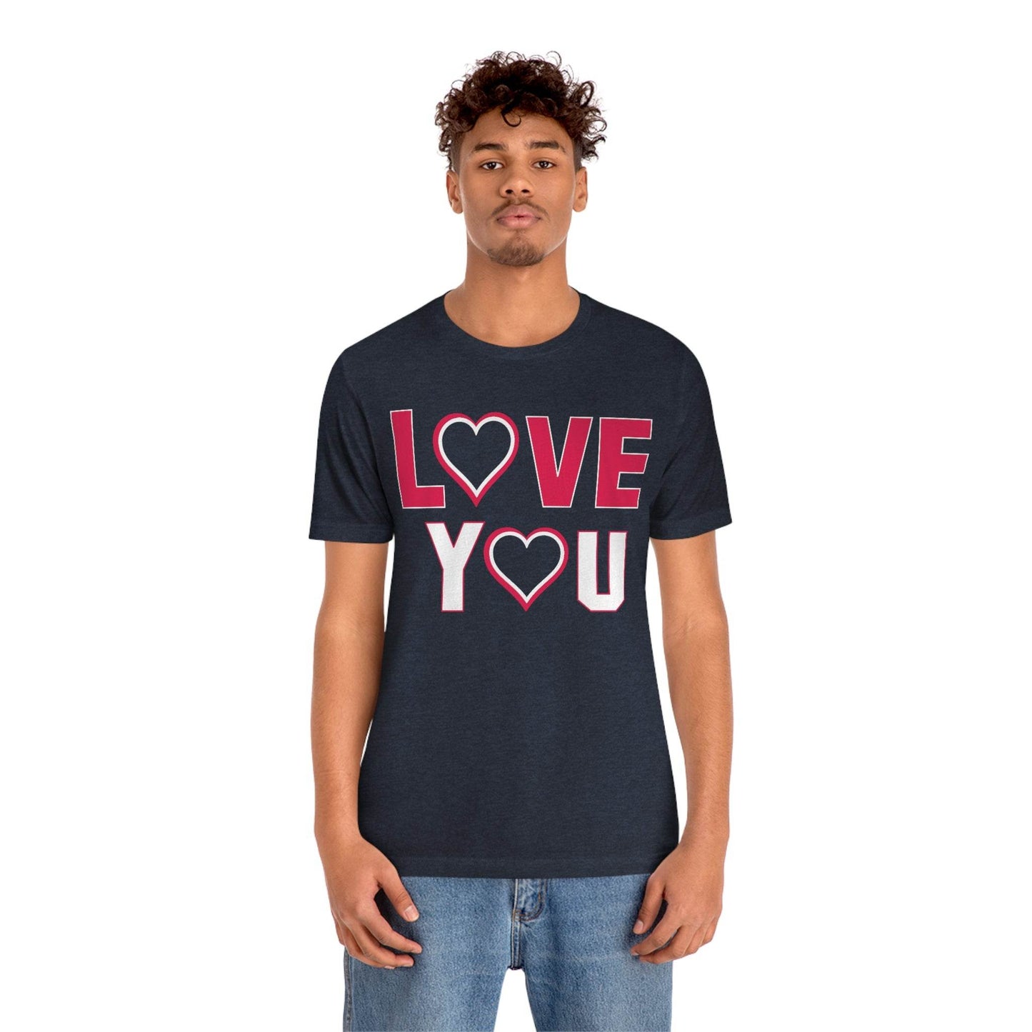 love you heart Tee - Giftsmojo