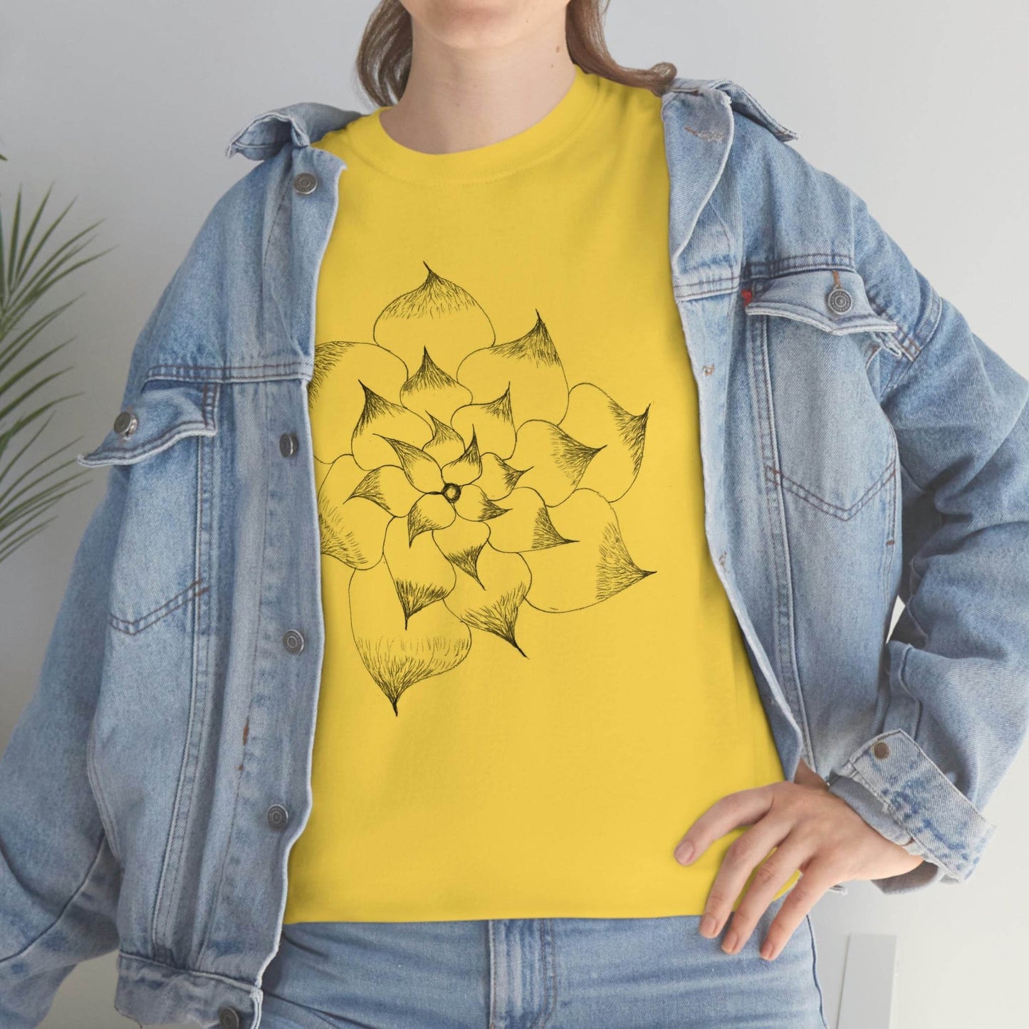 Flower Tee, custom designed tee, flower t-shirt, floral graphic tee - Giftsmojo