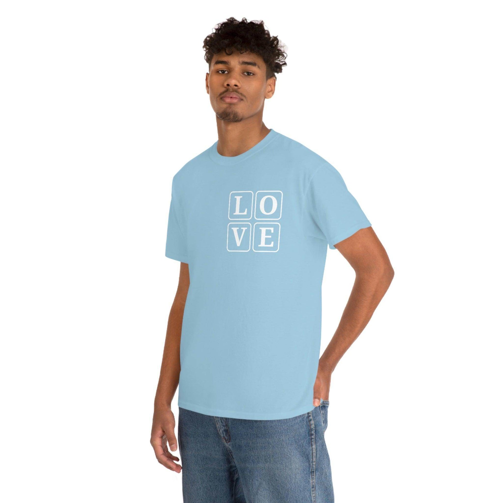 Love Square T-Shirt, - Giftsmojo