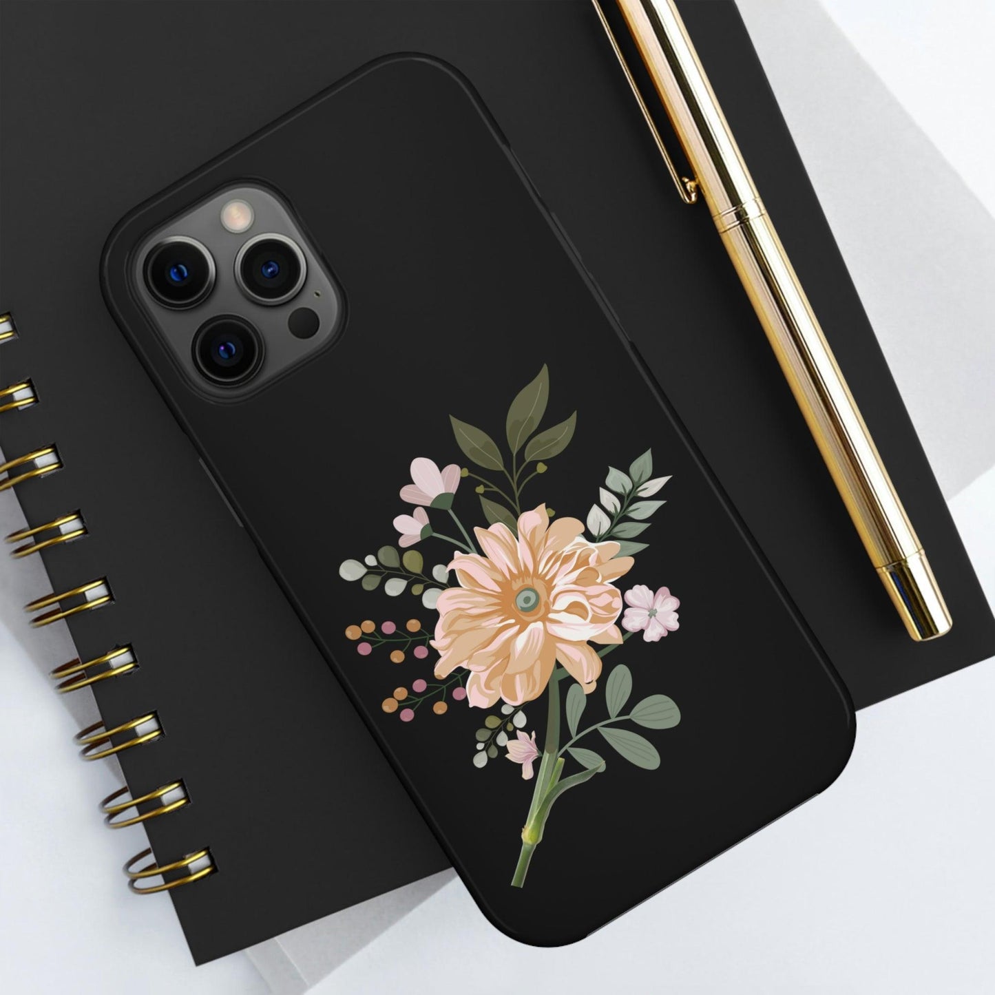 Floral Phone case, Tough Phone Cases, Mom Phone Case fit for iPhone 14 Pro, 13, 12, 11 Pro Max, Xr, Xs, 8+, 7, And Samsung S6