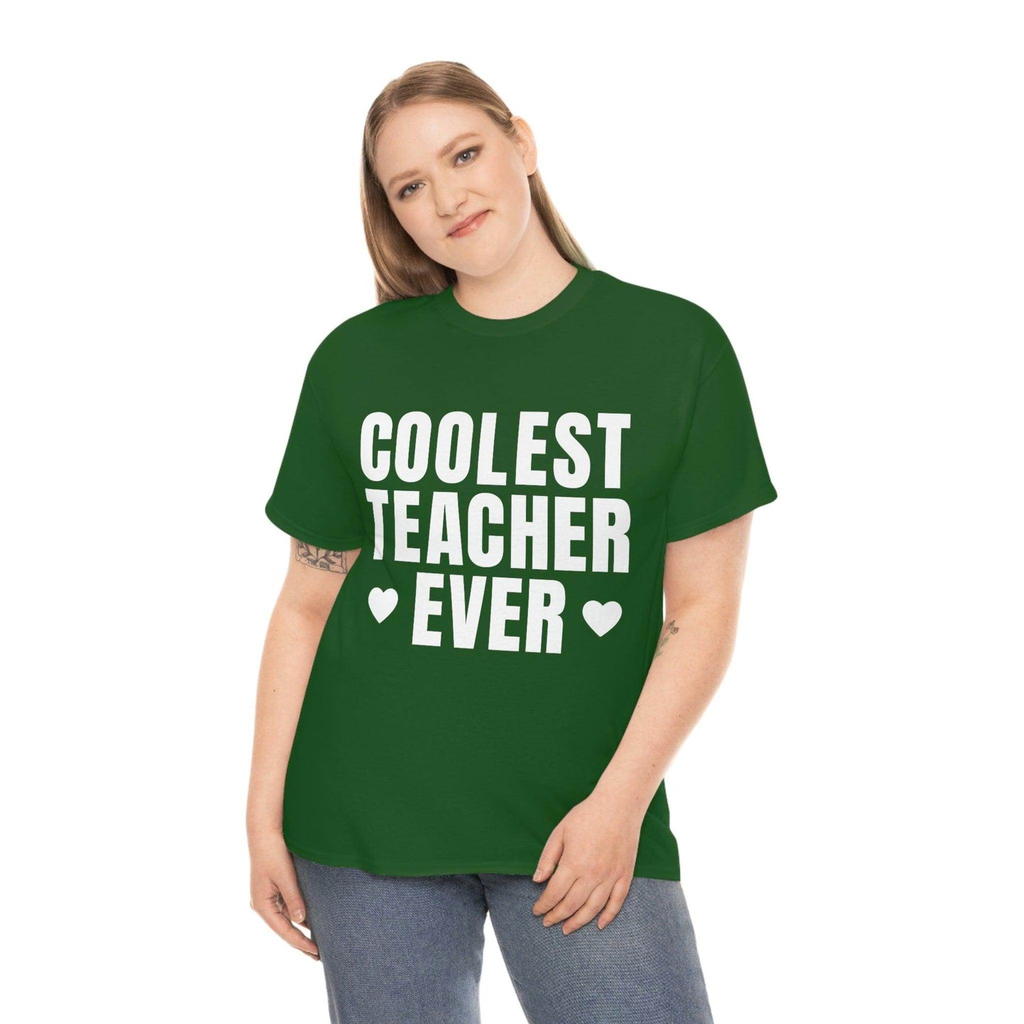Coolest Teacher Ever Tee - Giftsmojo