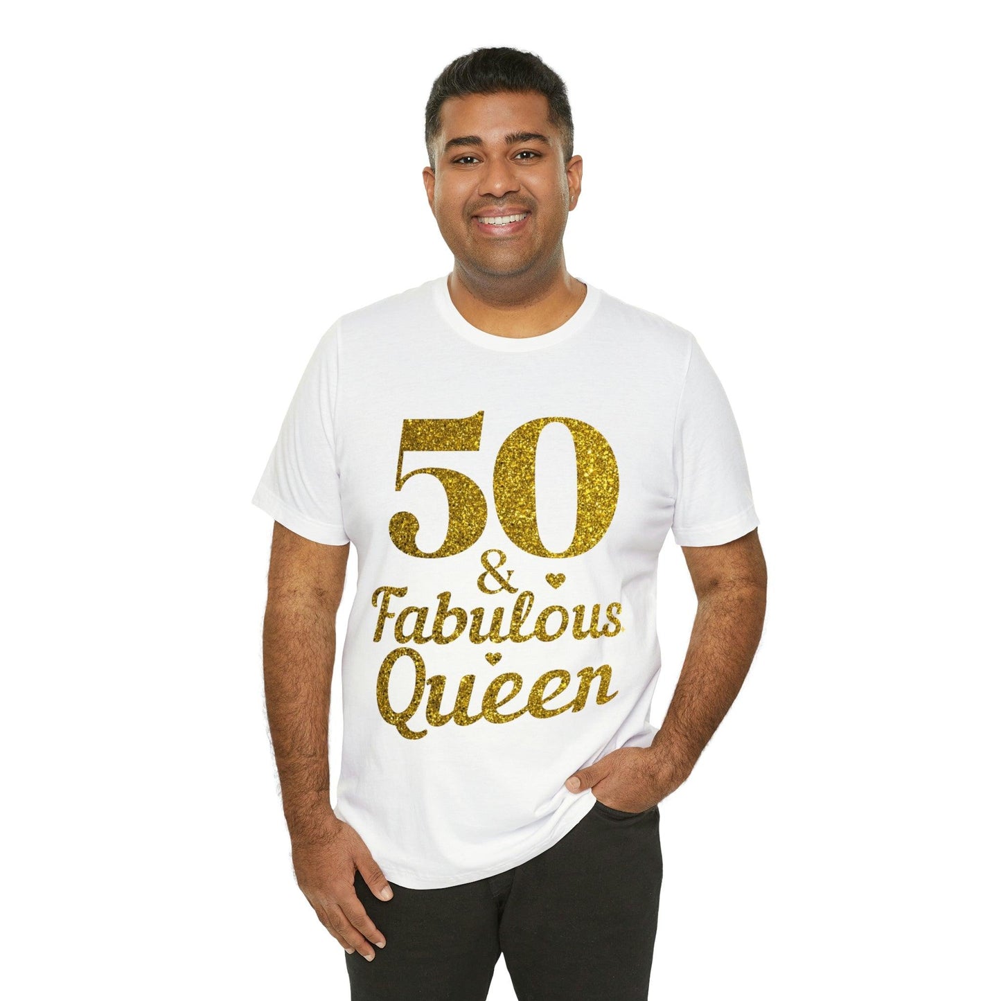 Funny 50th birthday shirt, 50th birthday Tshirt, 50 and fabulous Queen, birthday queen shirt, Gift for 50th birthday, Vintage shirt, birthday gift, birthday girl shirt, mom’s birthday gift, mom gift, wife gift, - Giftsmojo
