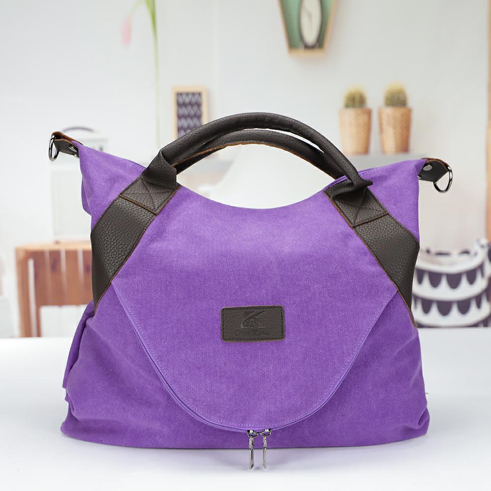 Handheld Minimalist Retro Shoulder Crossbody Vintage Canvas Bag - Giftsmojo