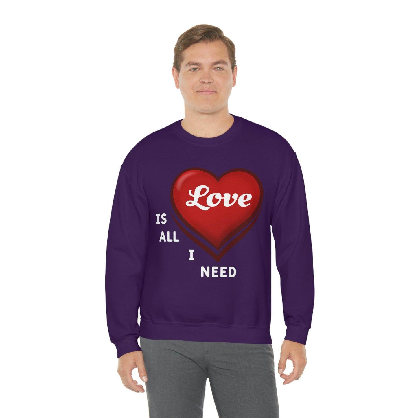 love is all I Need Sweatshirt - Giftsmojo