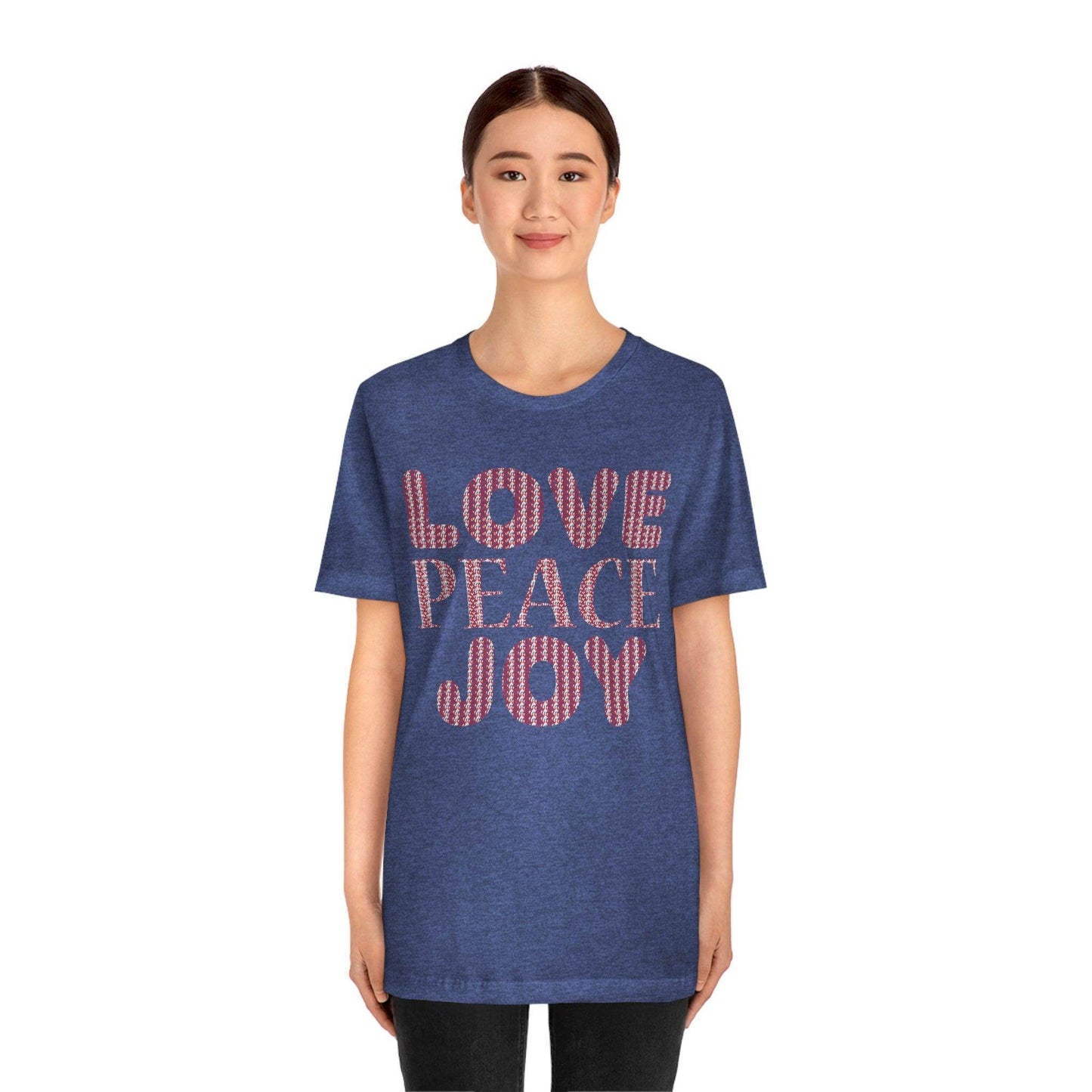 love peace joy Tee - Giftsmojo