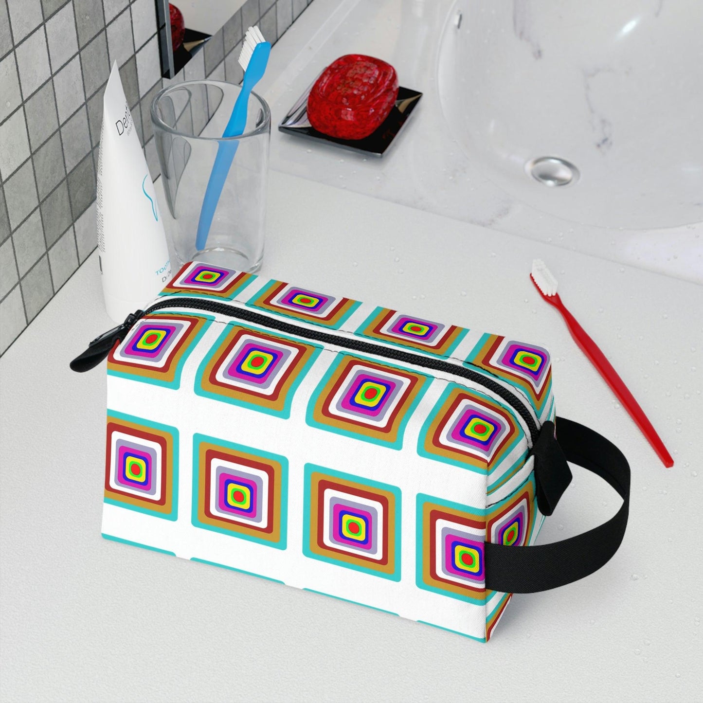 Makeup Bag | Cosmetic Bag | makeup bag | Toiletry Bag Women | cute makeup bag | makeup pouch | aesthetic makeup - Giftsmojo