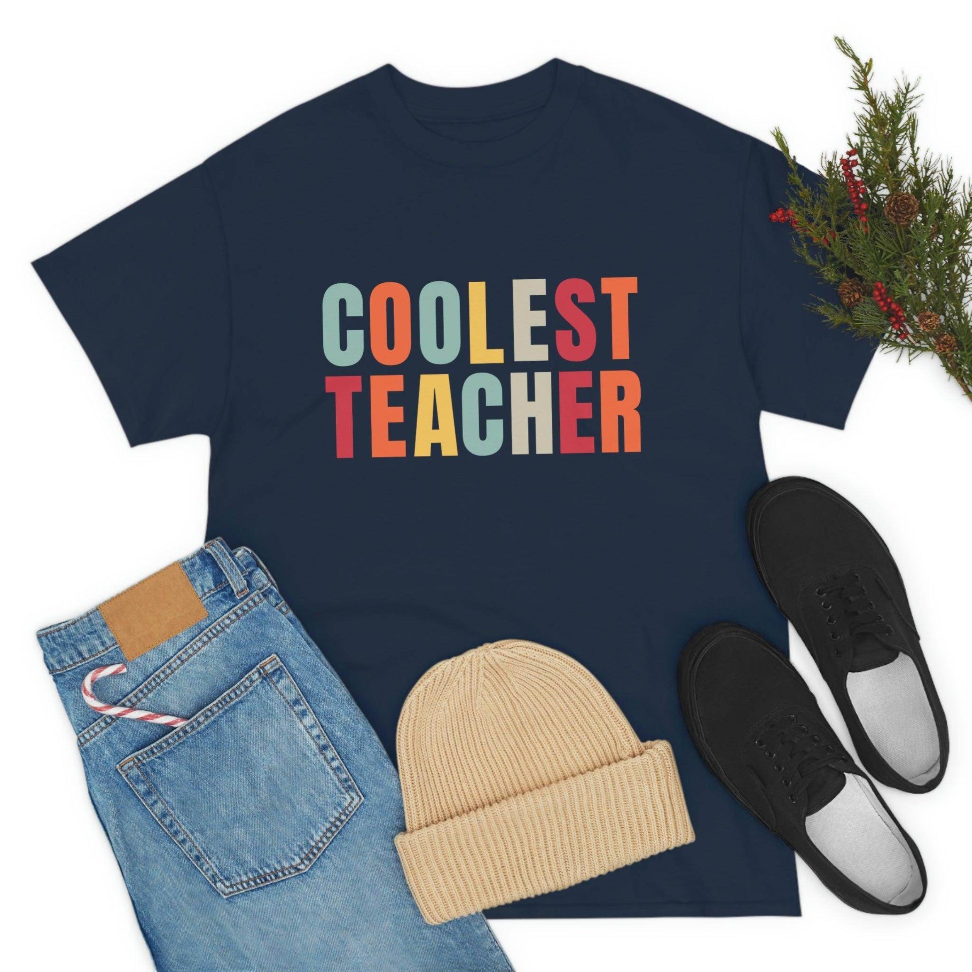 Teacher appreciation gift - Coolest Teacher Shirt - Teacher shirt - Giftsmojo