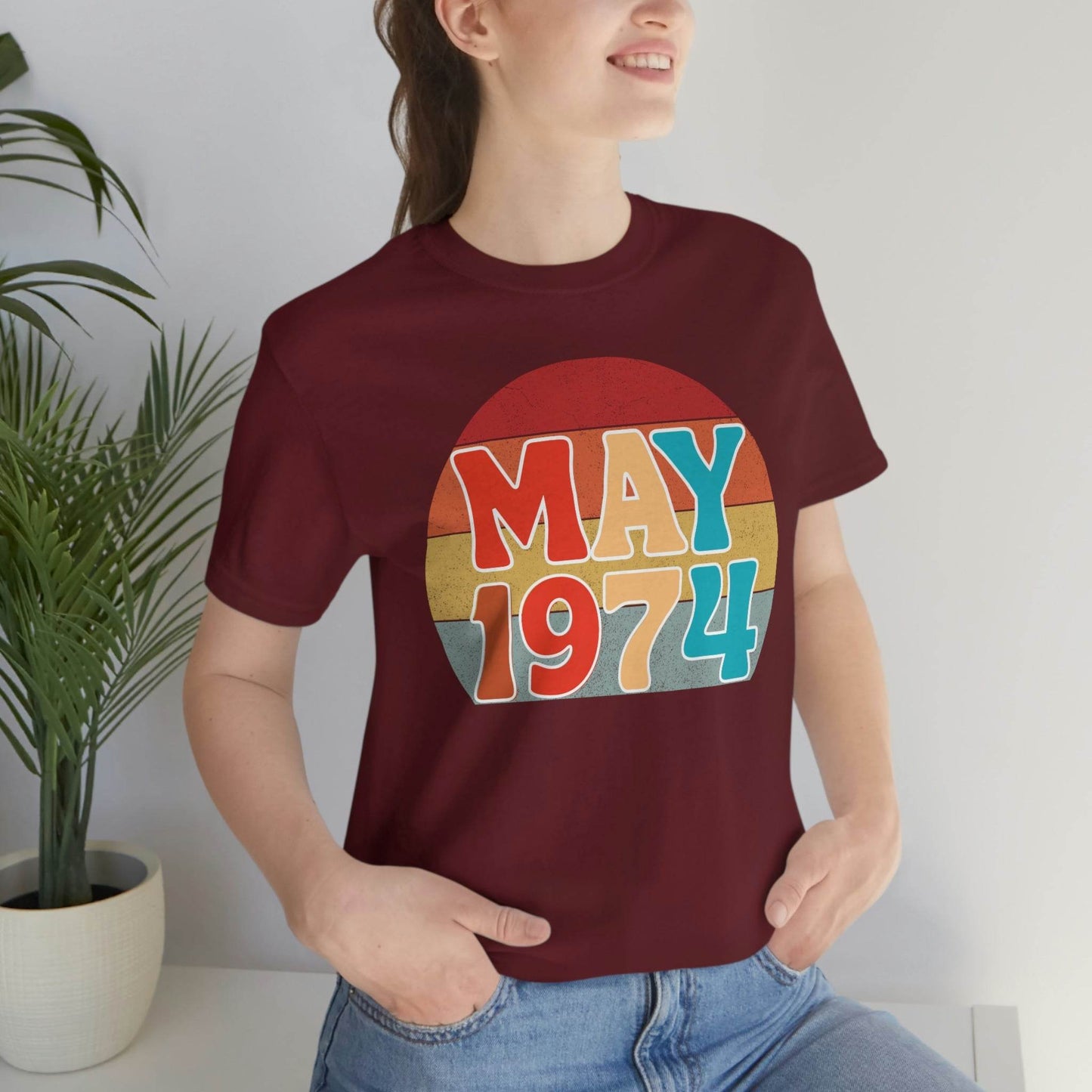 49th Birthday Shirt, 1974 Shirt, 49th Birthday Tee, Vintage 1974 Shirt, 49th Birthday Gifts, 1974 Birthday Shirt, 49th Birthday Gift - Giftsmojo
