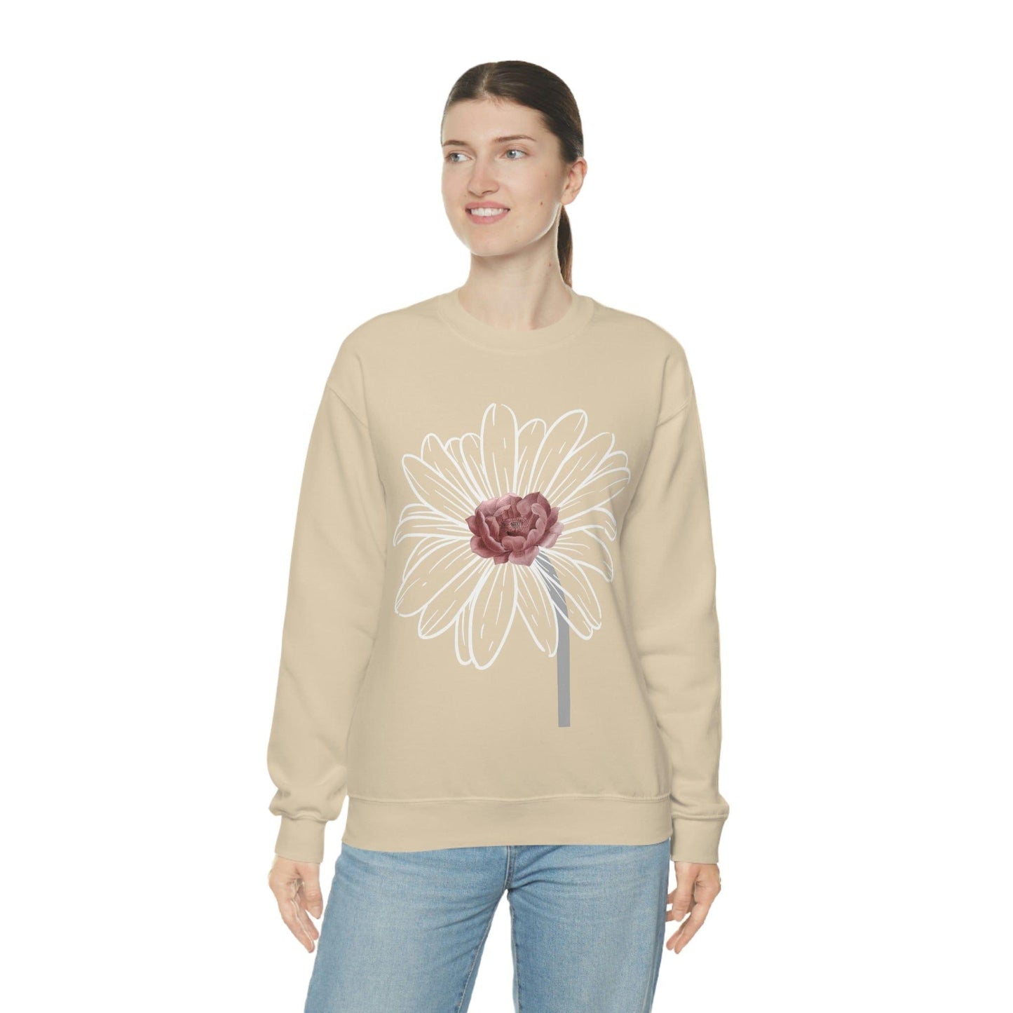 Floral Sweatshirt, Wildflower Sweatshirt, Flower sweatshirt, Wild Flowers