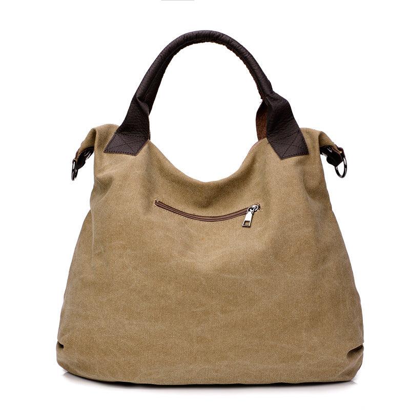 Handheld Minimalist Retro Shoulder Crossbody Vintage Canvas Bag - Giftsmojo