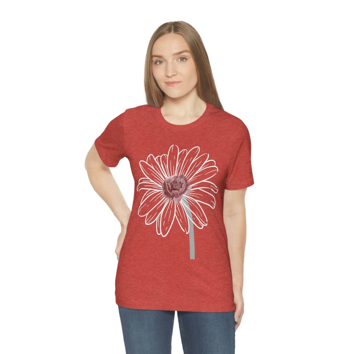 Flower Tshirt, Vintage Flower Shirt, Vintage Botanical Shirt, Vintage T-shirt, Graphic Tshirt, Botanical Print, Wildflower shirt, floral Tee - Giftsmojo