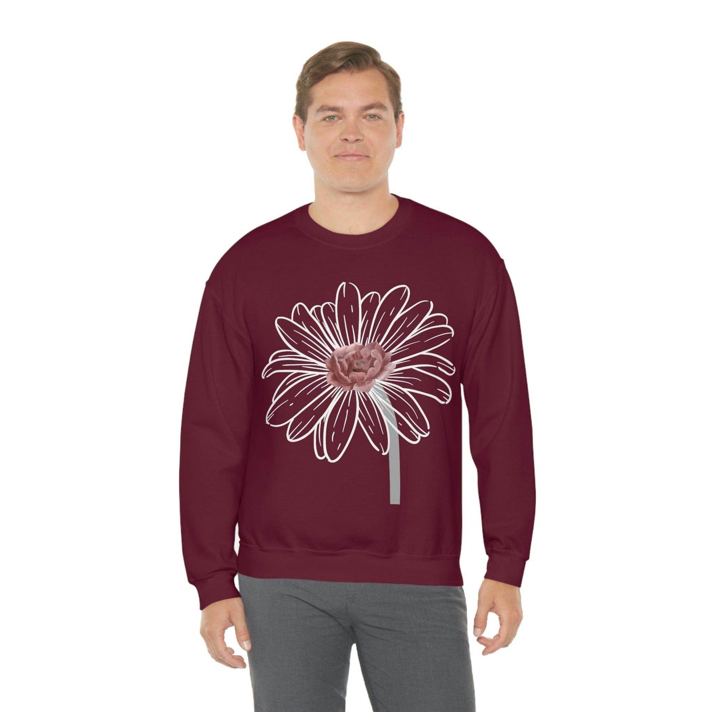 Floral Sweatshirt, Wildflower Sweatshirt, Flower sweatshirt, Wild Flowers - Giftsmojo