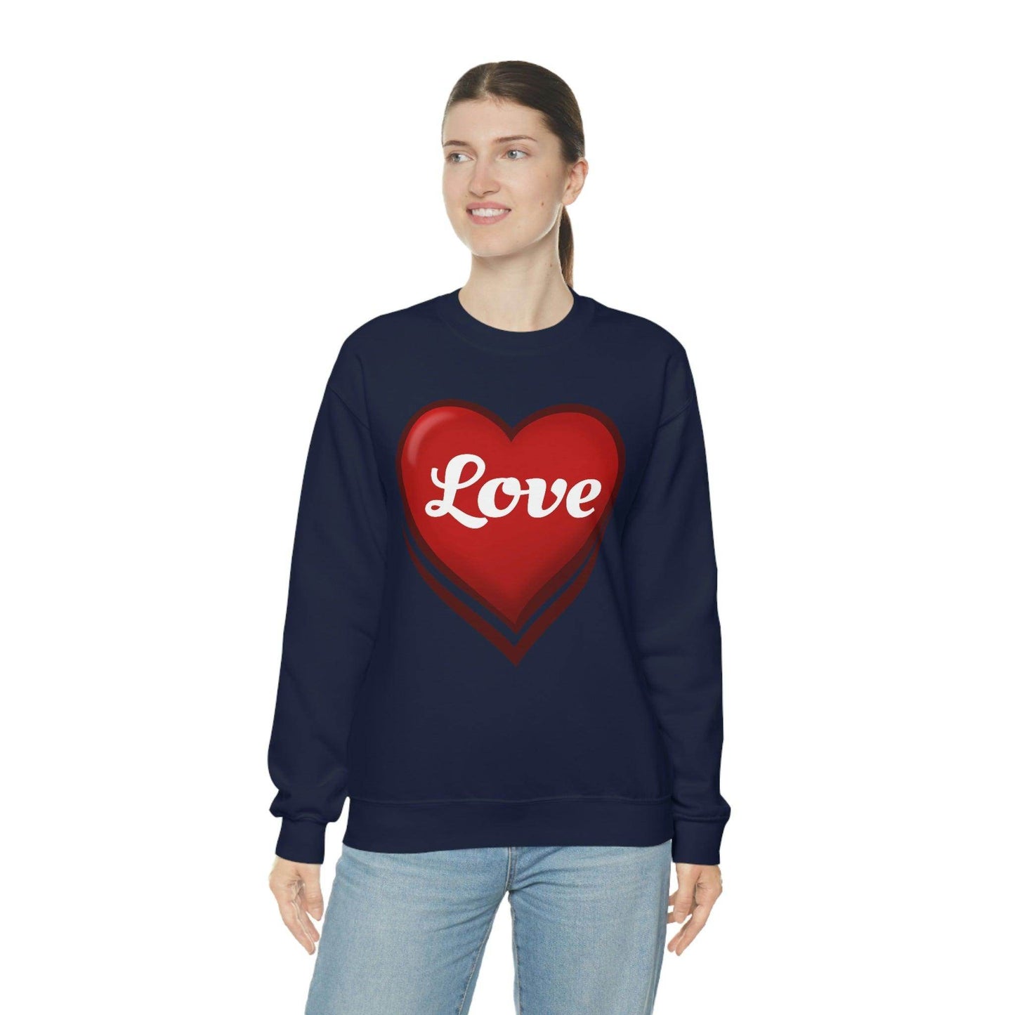 Love Sweatshirt, Valentine's Gift, - Giftsmojo