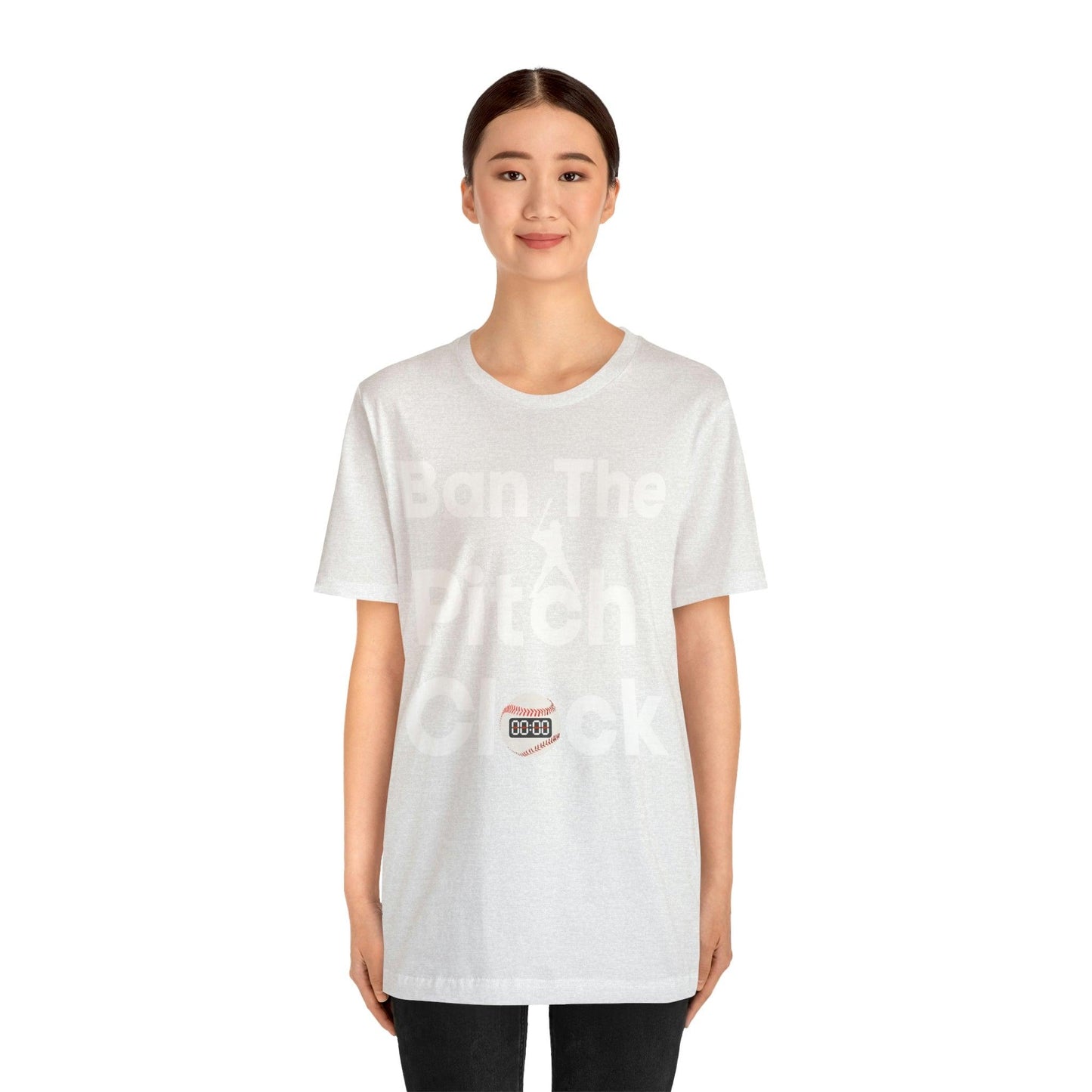 Ban The Pitch Clock in Baseball Ban Baseball Pitch Clock - Show Your Support By Wearing this shirt to the Games