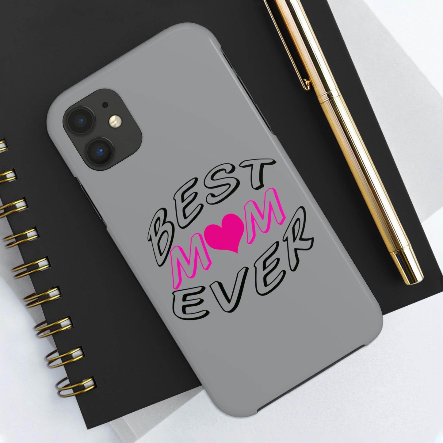 Best Mom Ever phone case, Tough Phone Cases, Mom Phone Case fit for iPhone 14 Pro, 13, 12, 11 Pro Max, Xr, Xs, 8+, 7, And Samsung S6 - Giftsmojo