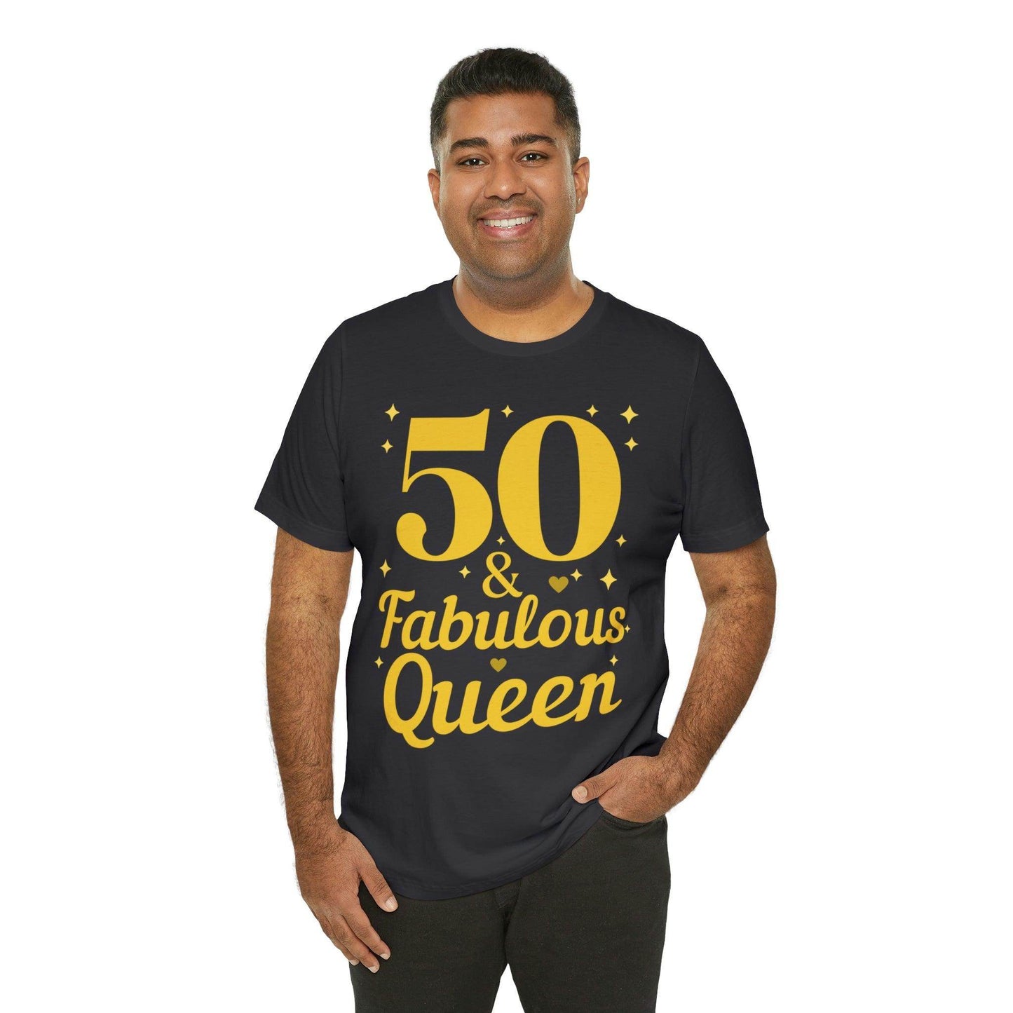50 and Fabulous Queen shirt, Funny 50th birthday shirt - Giftsmojo
