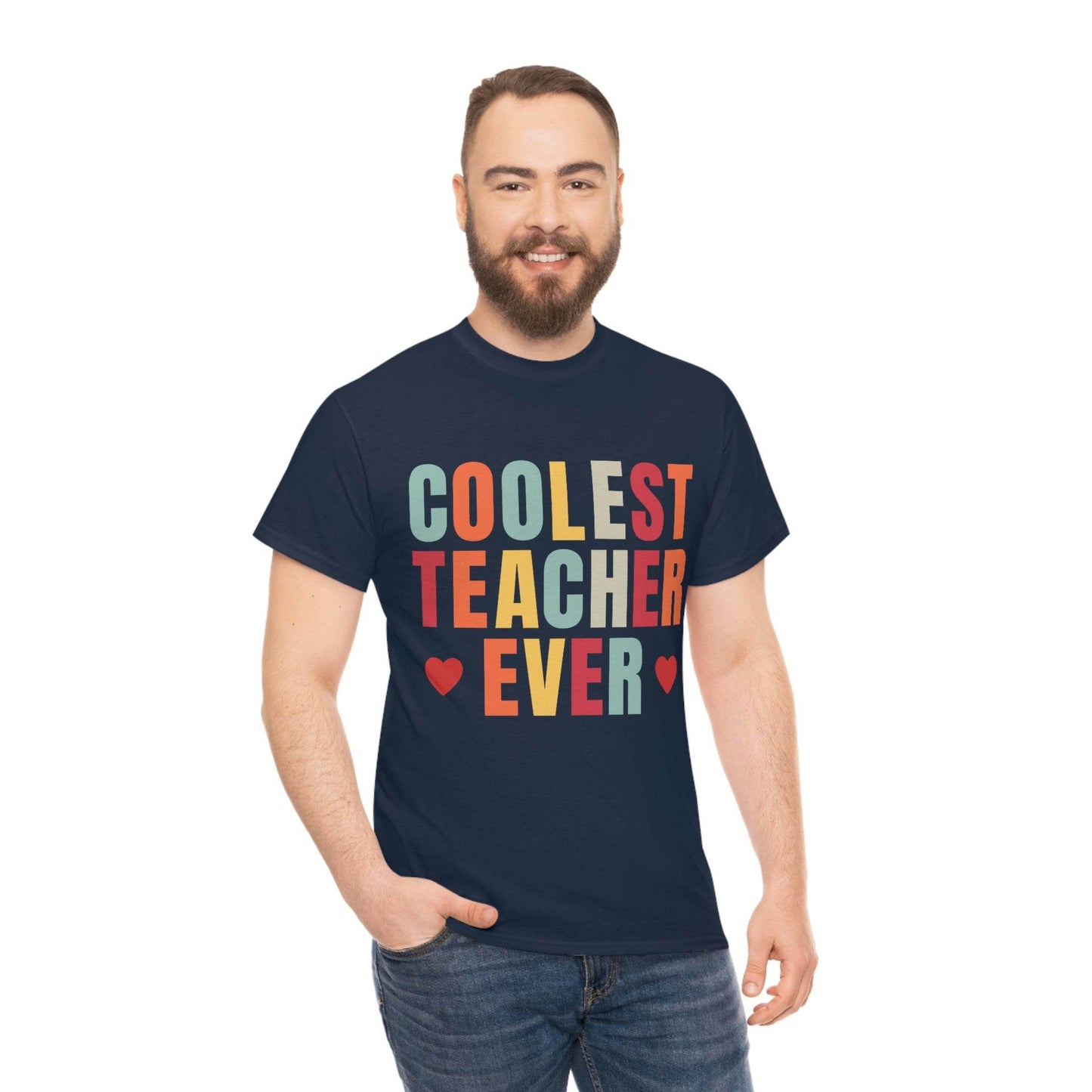 Coolest Teacher Ever T-Shirt - teacher gift - teacher appreciation - Giftsmojo