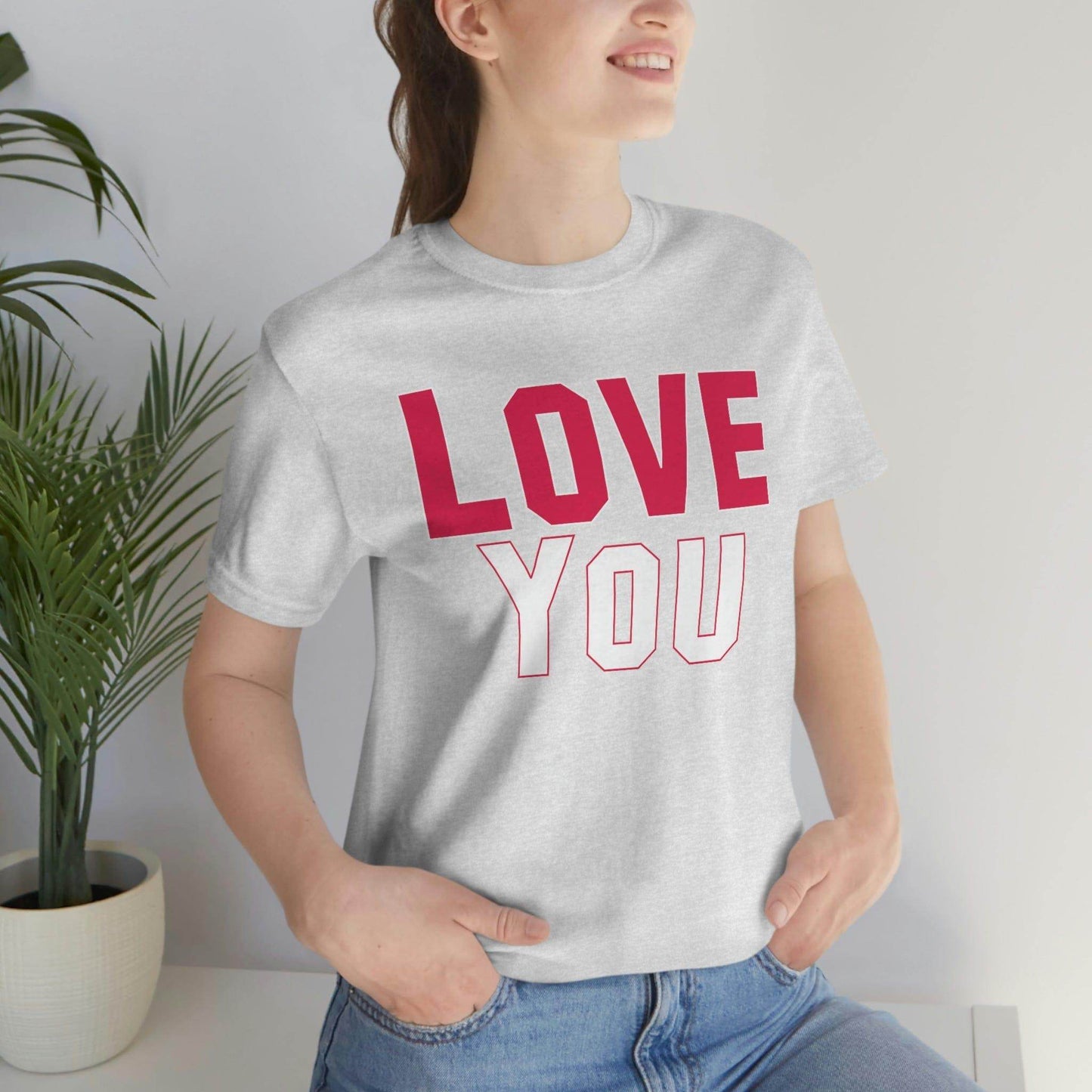 Love you T-shirt - Giftsmojo