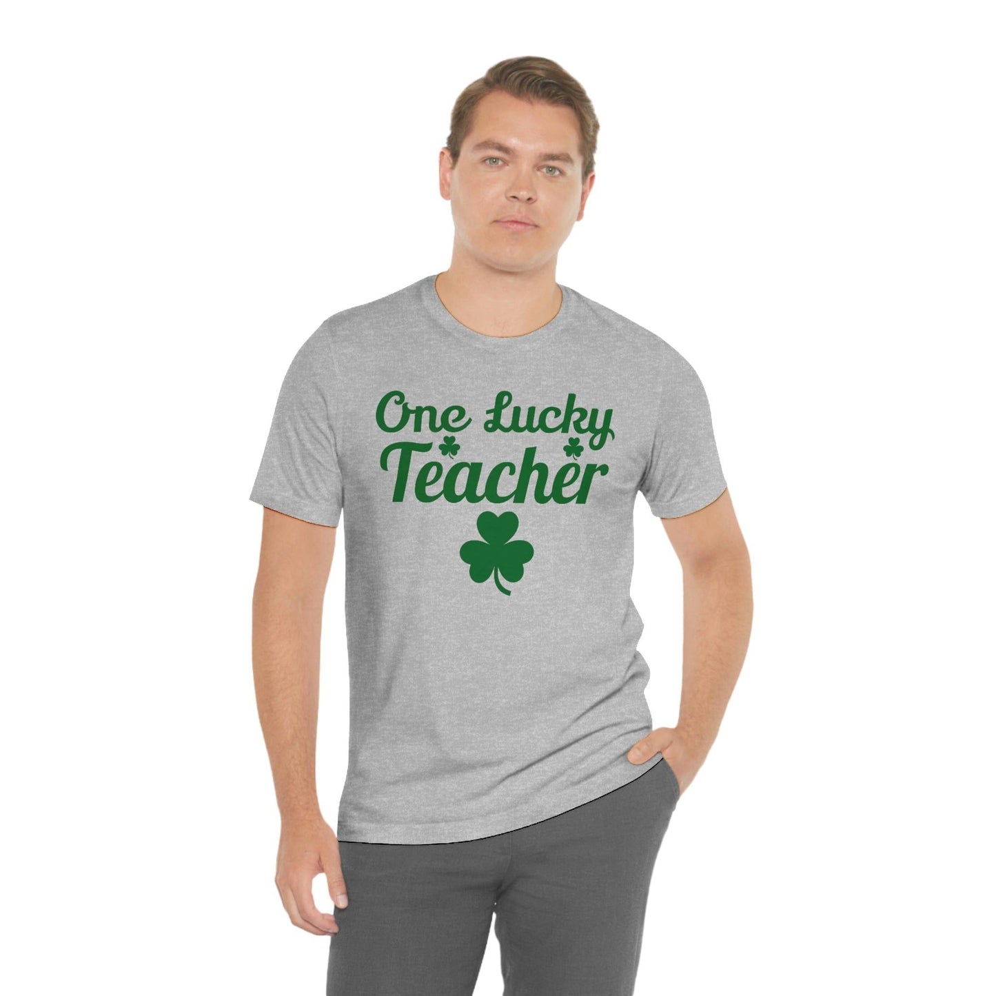 One Lucky Teacher Shirt feeling Lucky St Patrick's Day shirt - Funny St Paddy's day Funny Shirt