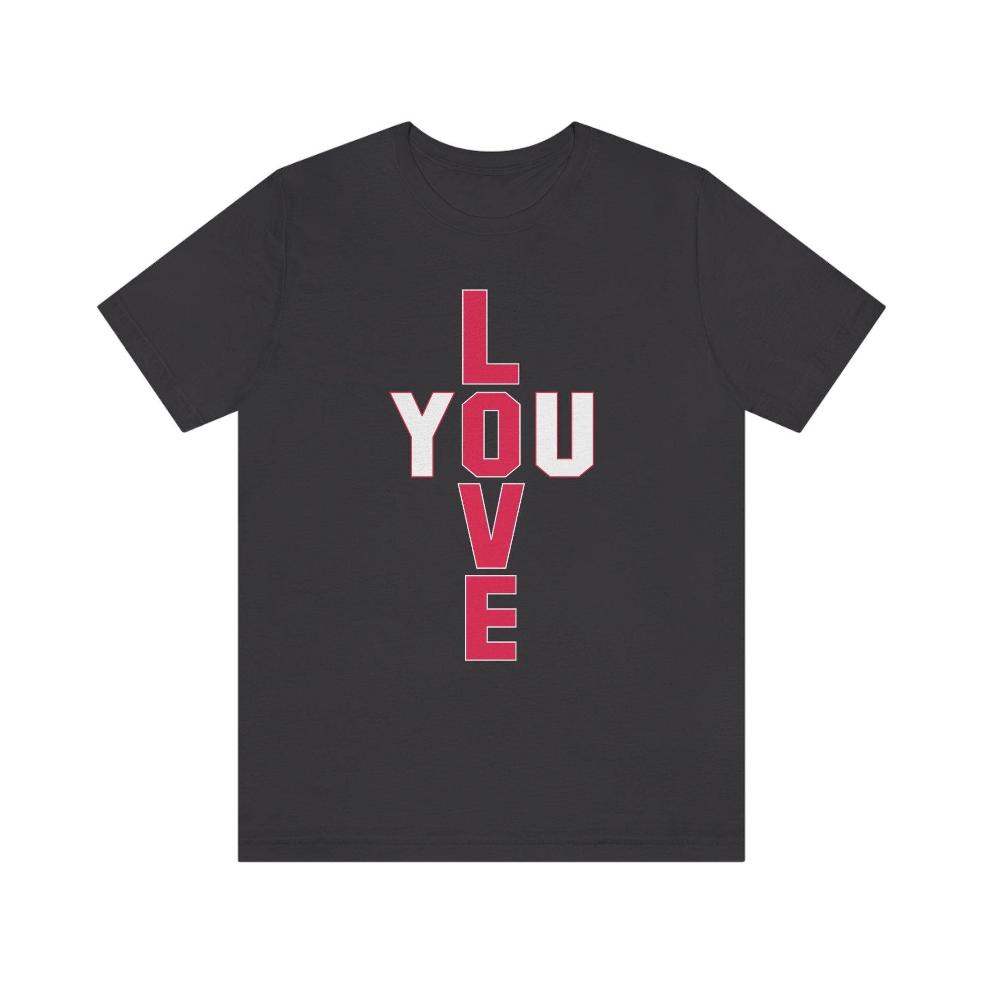 T-shape Love you Tee - Giftsmojo