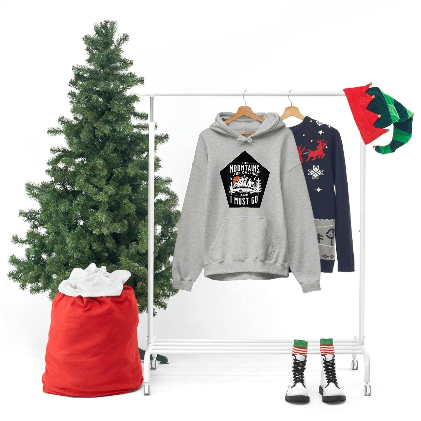 The Mountains are Calling and I Must Go, Hooded Sweatshirt - Giftsmojo