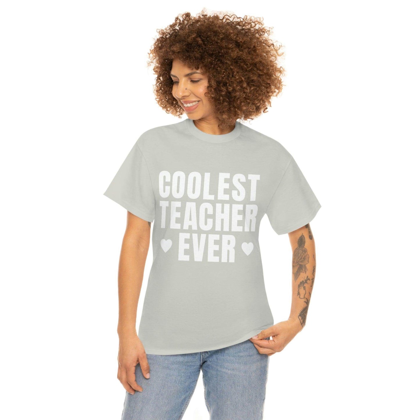 Coolest Teacher Ever Tee - Giftsmojo