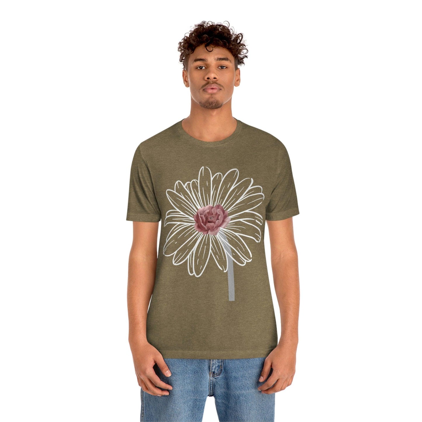 Flower Tshirt, Vintage Flower Shirt, Vintage Botanical Shirt, Vintage T-shirt, Graphic Tshirt, Botanical Print, Wildflower shirt, floral Tee - Giftsmojo