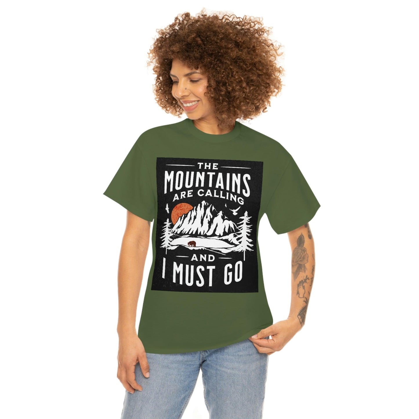 The Mountains are calling Tee - Giftsmojo