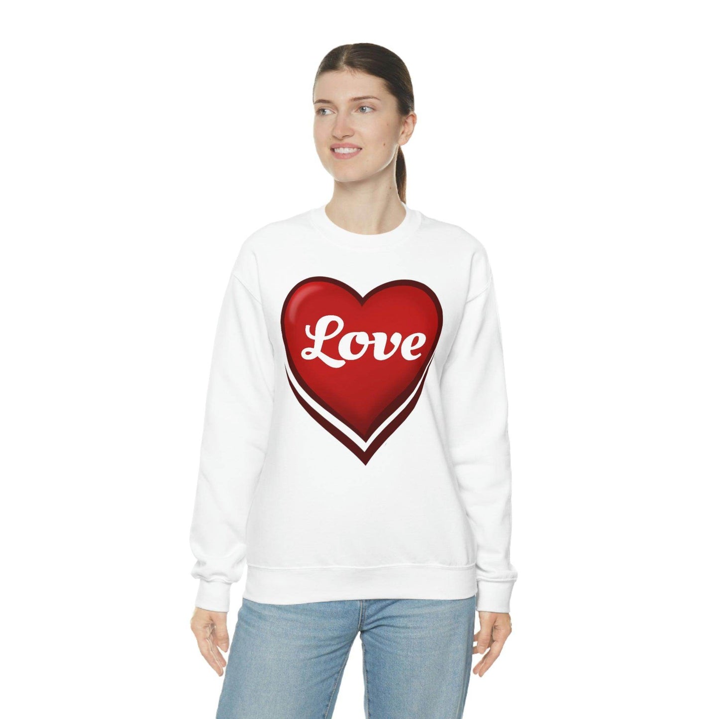 Love Sweatshirt, Valentine's Gift, - Giftsmojo