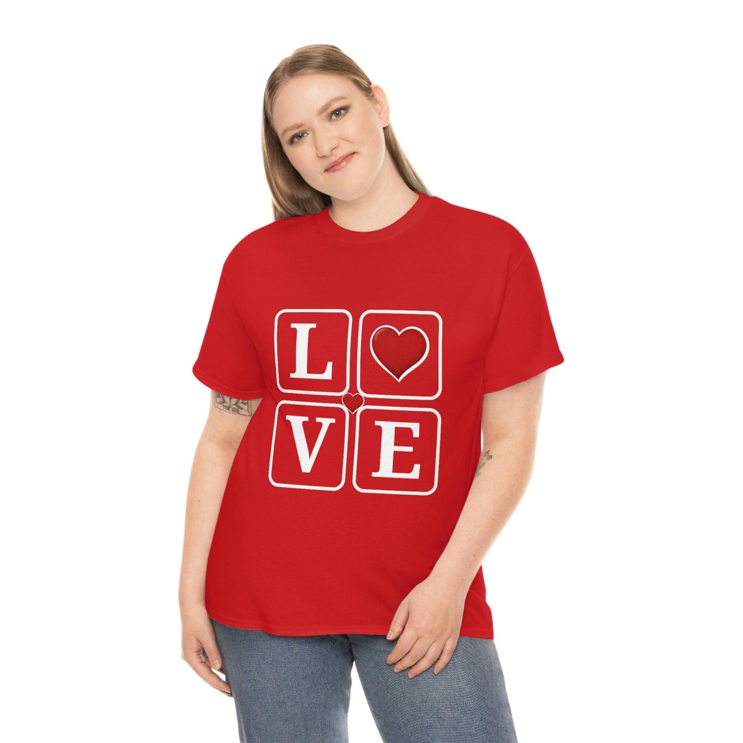 Love square Hearts Shirt, Great Gift for Valentine's day, birthday, engagement, anniversary and many more