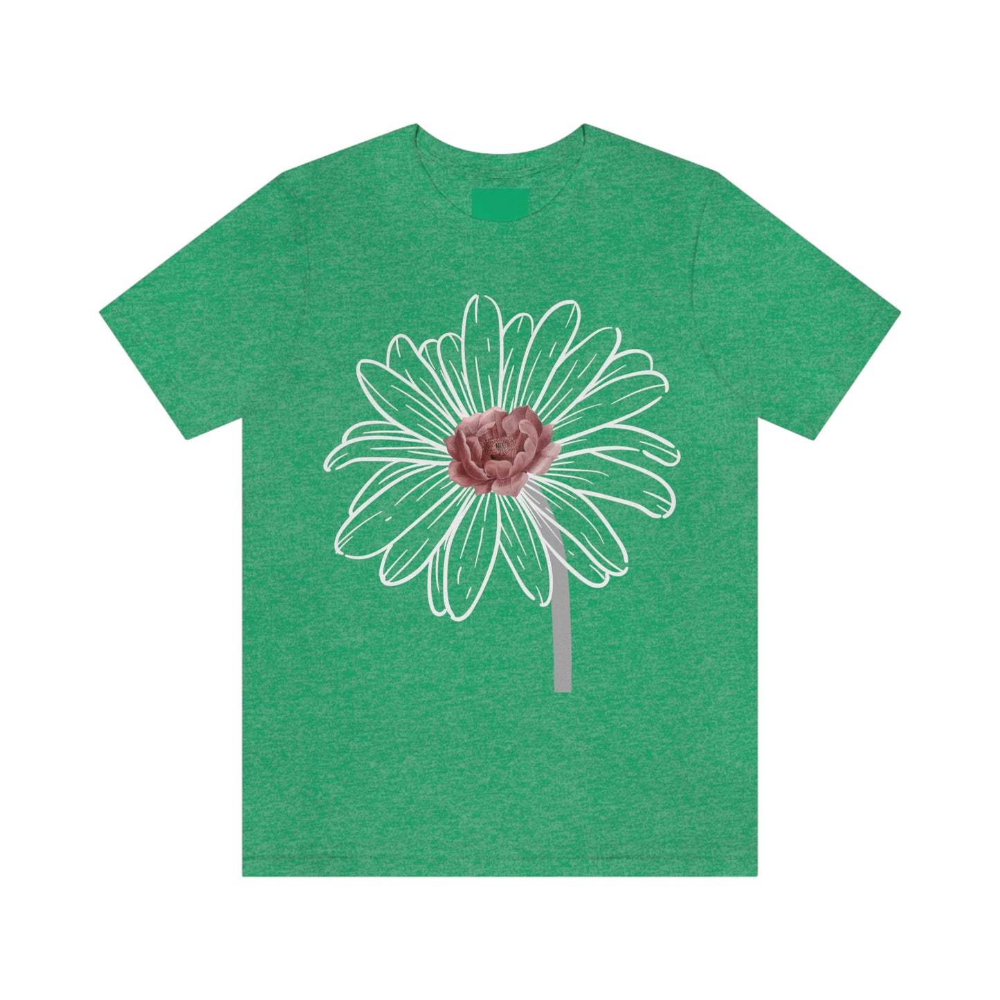Flower Tshirt, Vintage Flower Shirt, Vintage Botanical Shirt, Vintage T-shirt, Graphic Tshirt, Botanical Print, Wildflower shirt, floral Tee