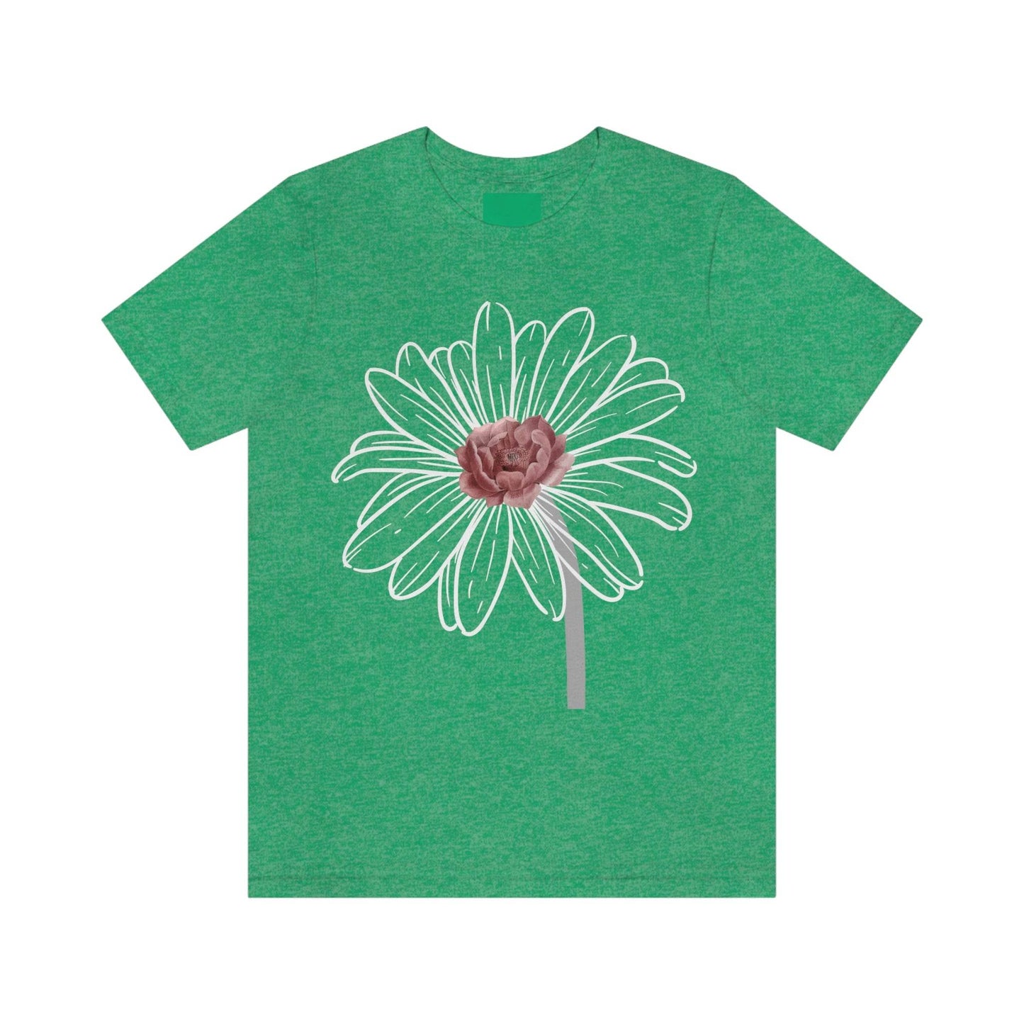 Flower Tshirt, Vintage Flower Shirt, Vintage Botanical Shirt, Vintage T-shirt, Graphic Tshirt, Botanical Print, Wildflower shirt, floral Tee - Giftsmojo
