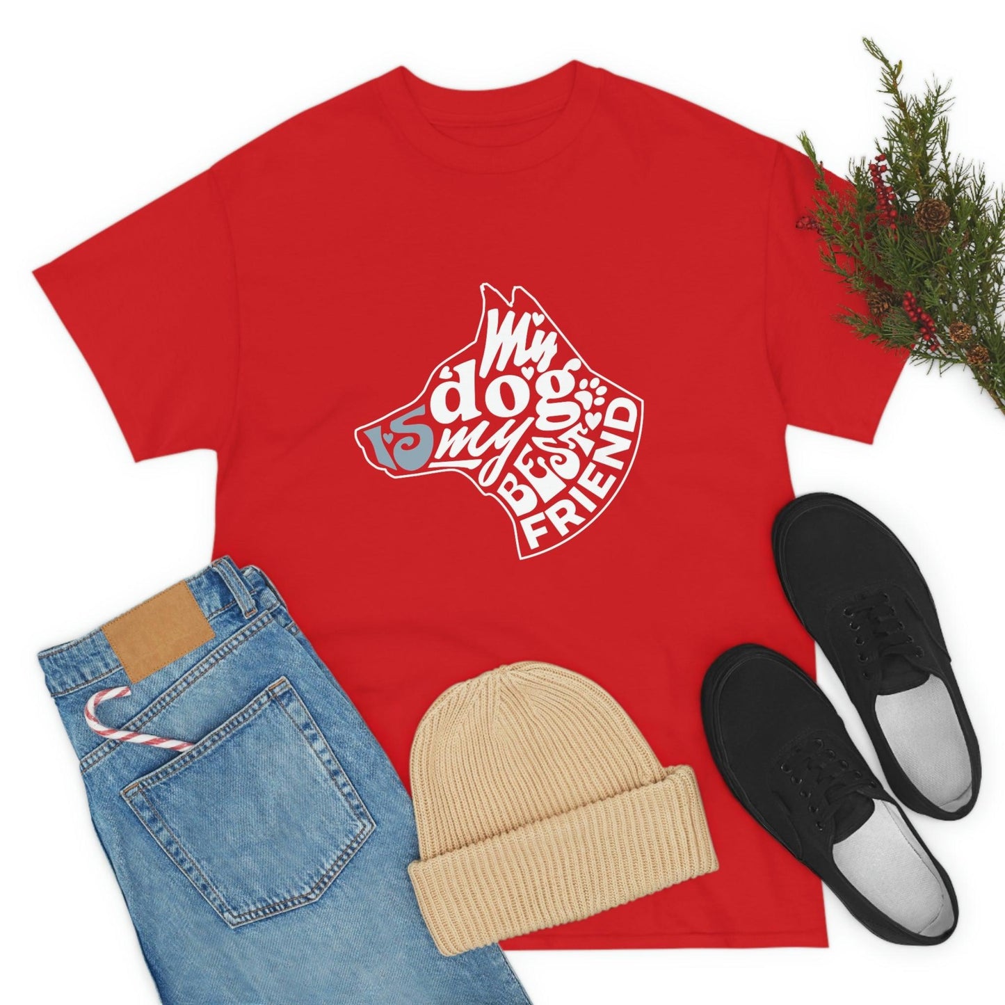 My Dog is My Best Friend Tee - Giftsmojo