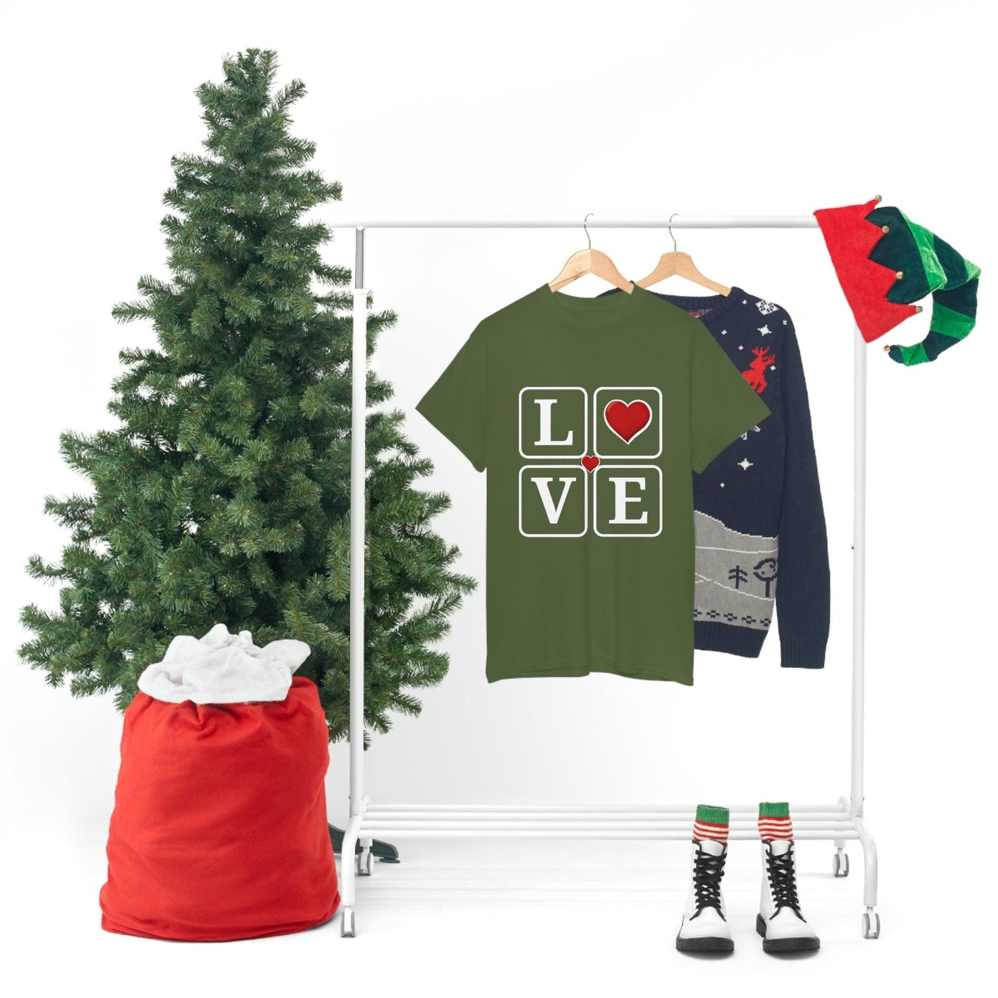 Love square Hearts Shirt, Great Gift for Valentine's day, birthday, engagement, anniversary and many more