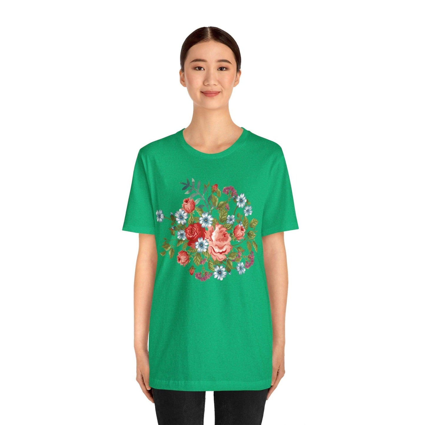 Flower Shirt, Botanical shirt, flower T shirt, floral shirt, wild flowers shirt, birth flower shirt, custom flower shirt, wildflowers shirt, plant lady shirt, birth flower gift, - Giftsmojo