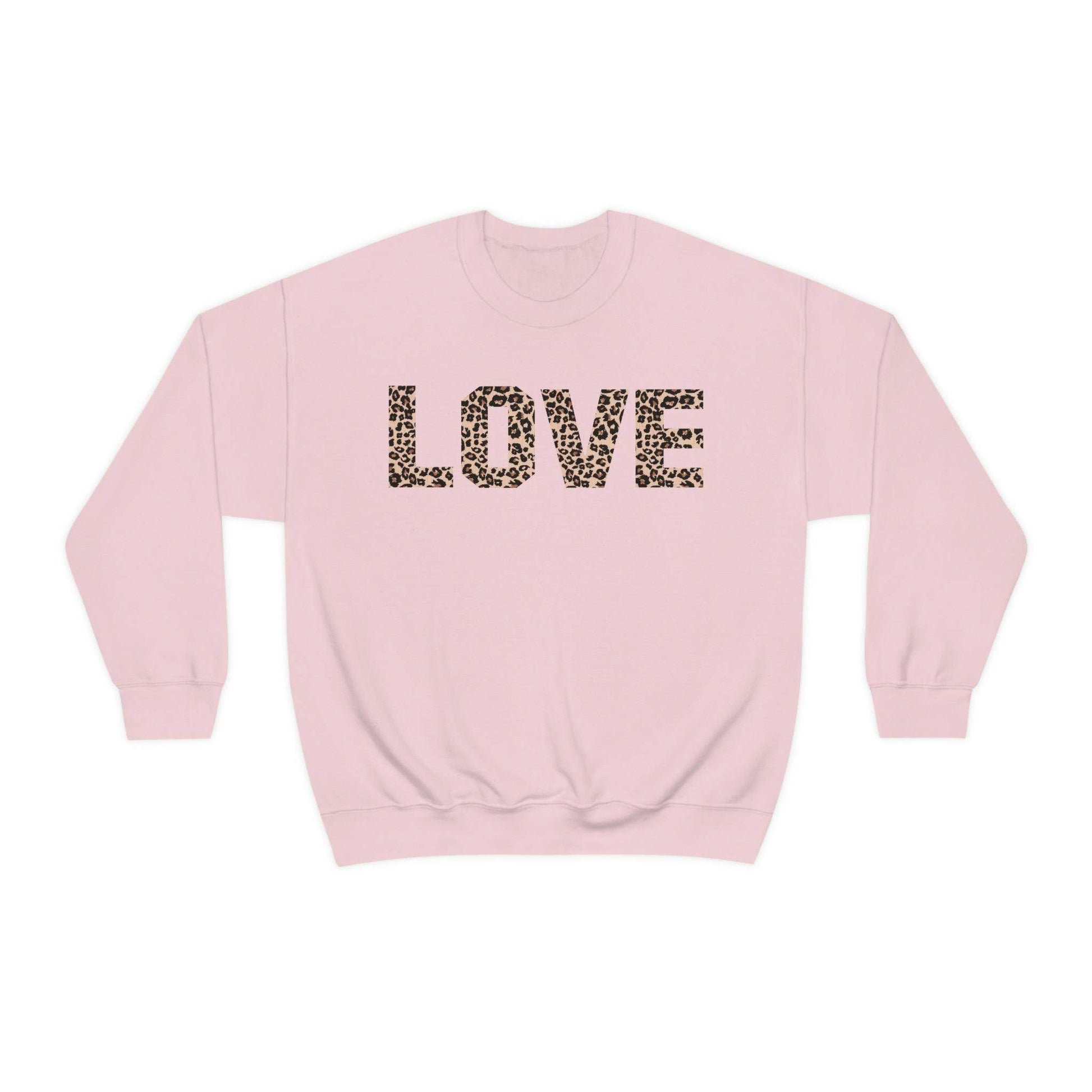 Leopard print love Sweatshirt - Giftsmojo