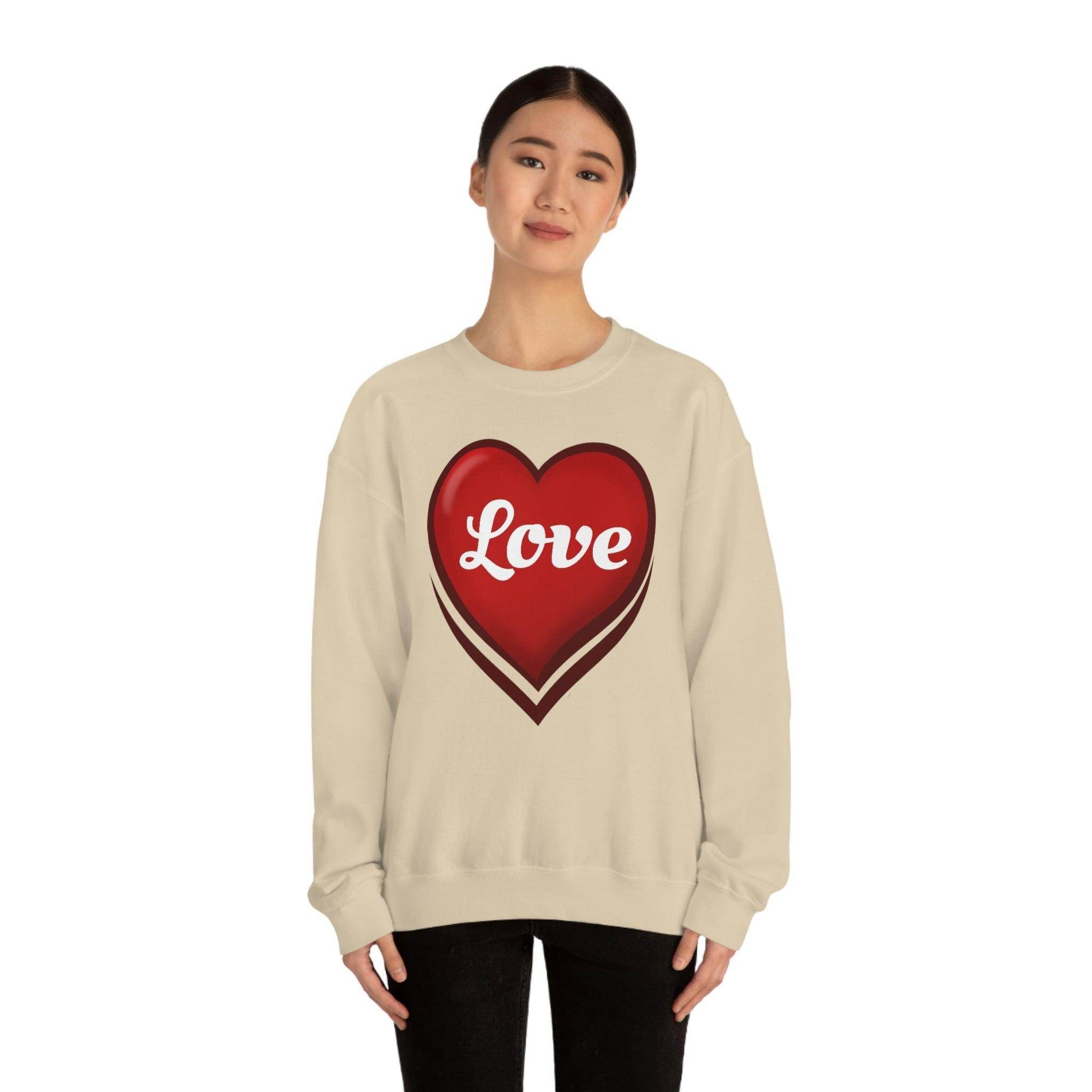 Love Sweatshirt, Valentine's Gift, - Giftsmojo