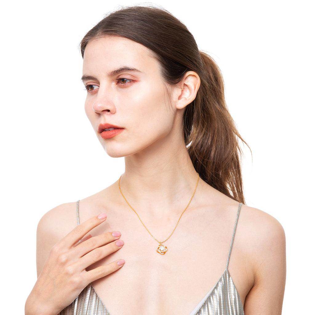 Christmas Gift for Wife- Love Knot Necklace - Giftsmojo