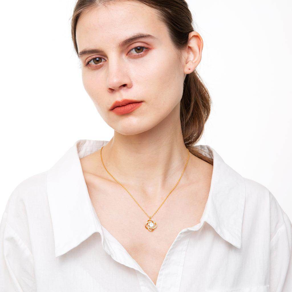 Tied to You - Love Knot Necklace - Giftsmojo